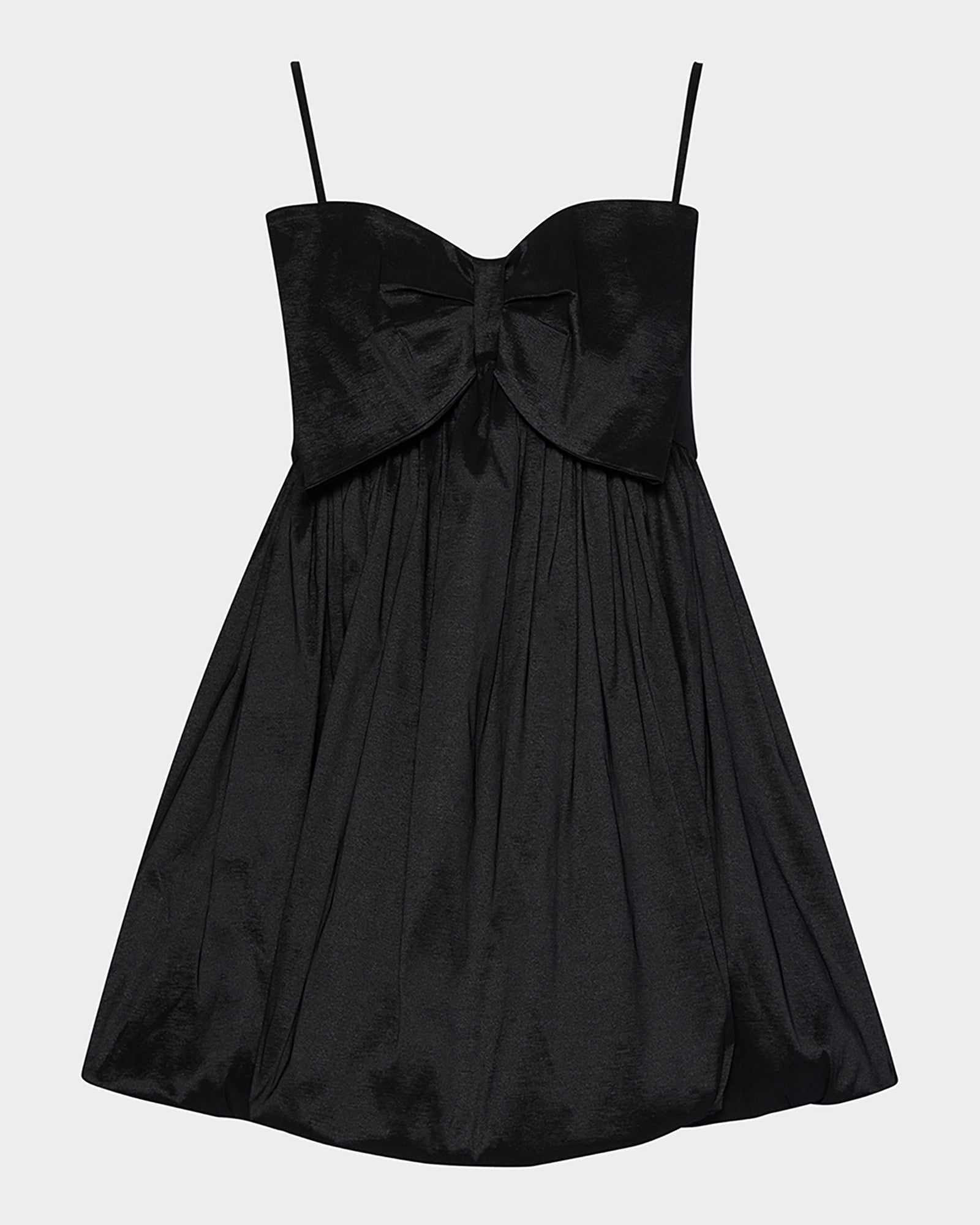 Back view highlighting the smocked bodice of the mini dress.
