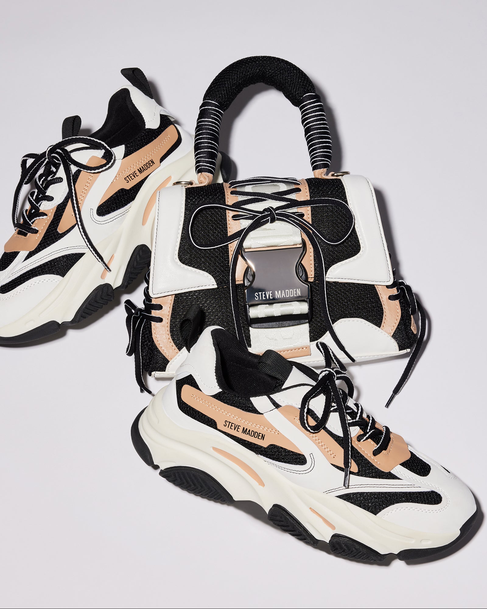 Interior of the Diego bag with space for essentials like phone and keys