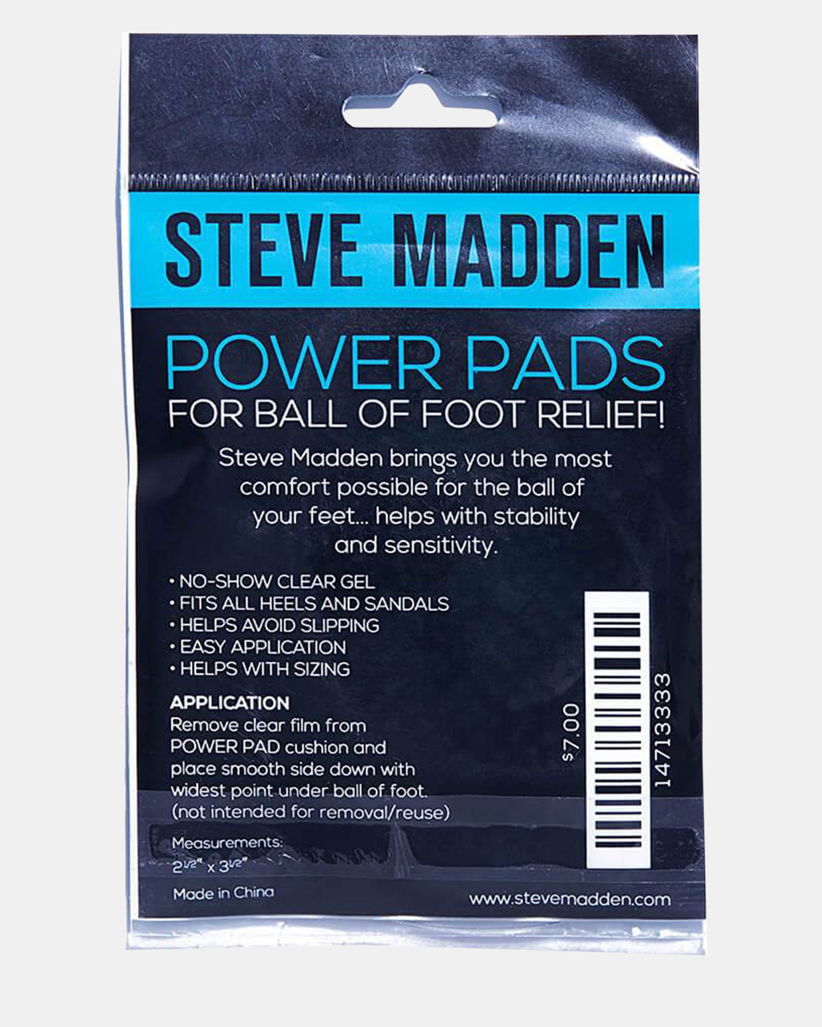 Side-by-side comparison of invisible shoe inserts before/after application