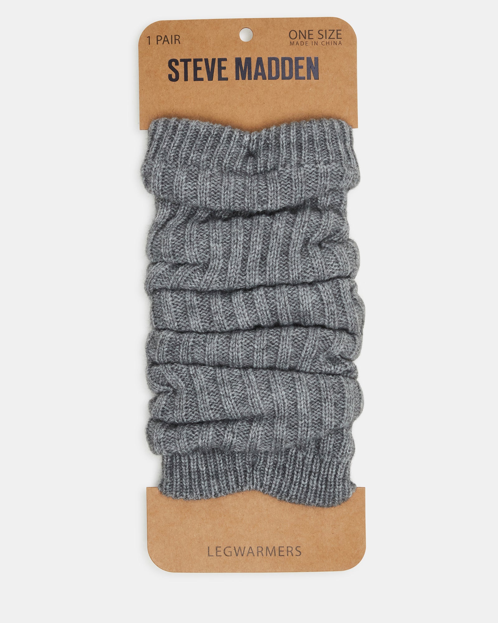 Footless grey leg warmers styled with casual outfit for everyday wear.