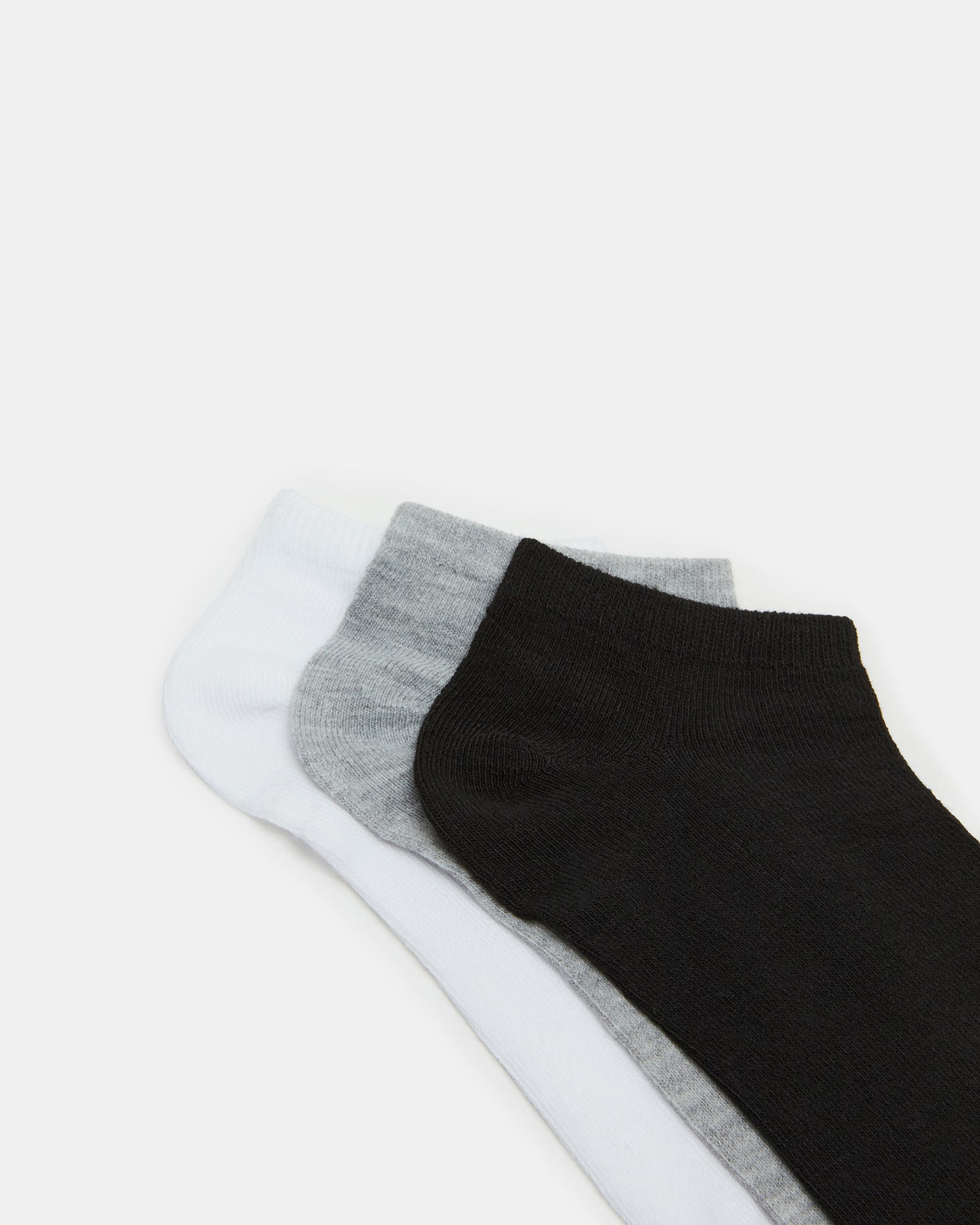 Close-up of ankle compression socks for men with reinforced stitching