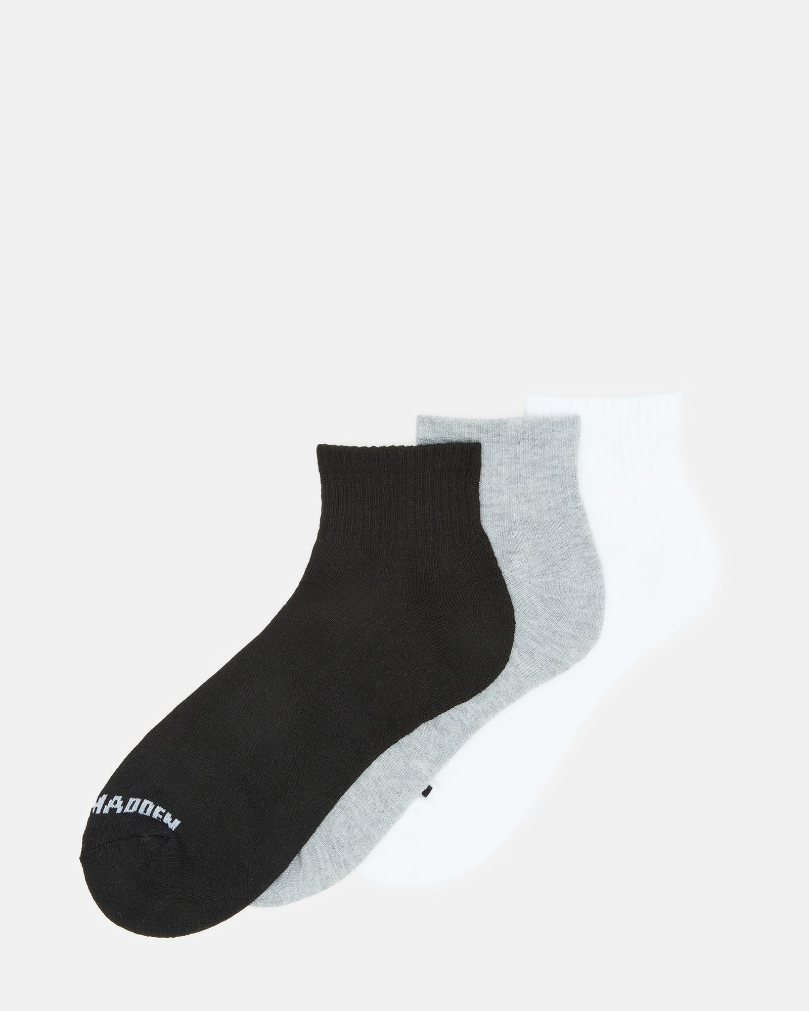 Close-up of Bombas quarter sock cushioning detail