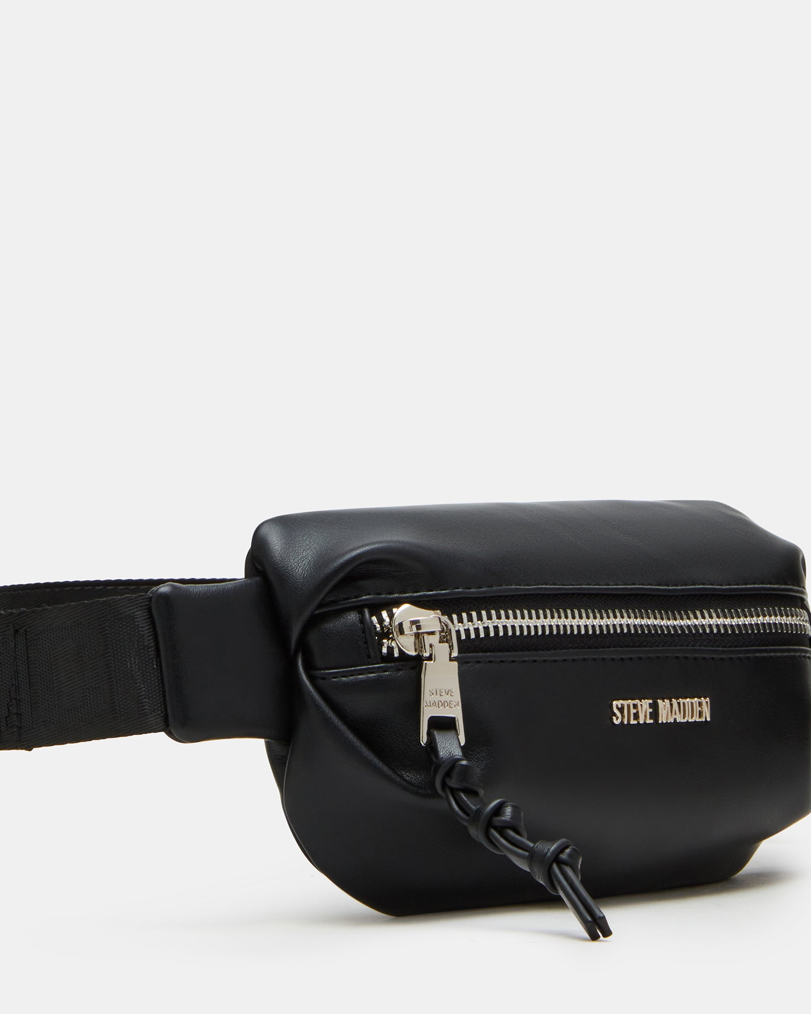 Model showcasing adjustable strap and hands-free convenience
