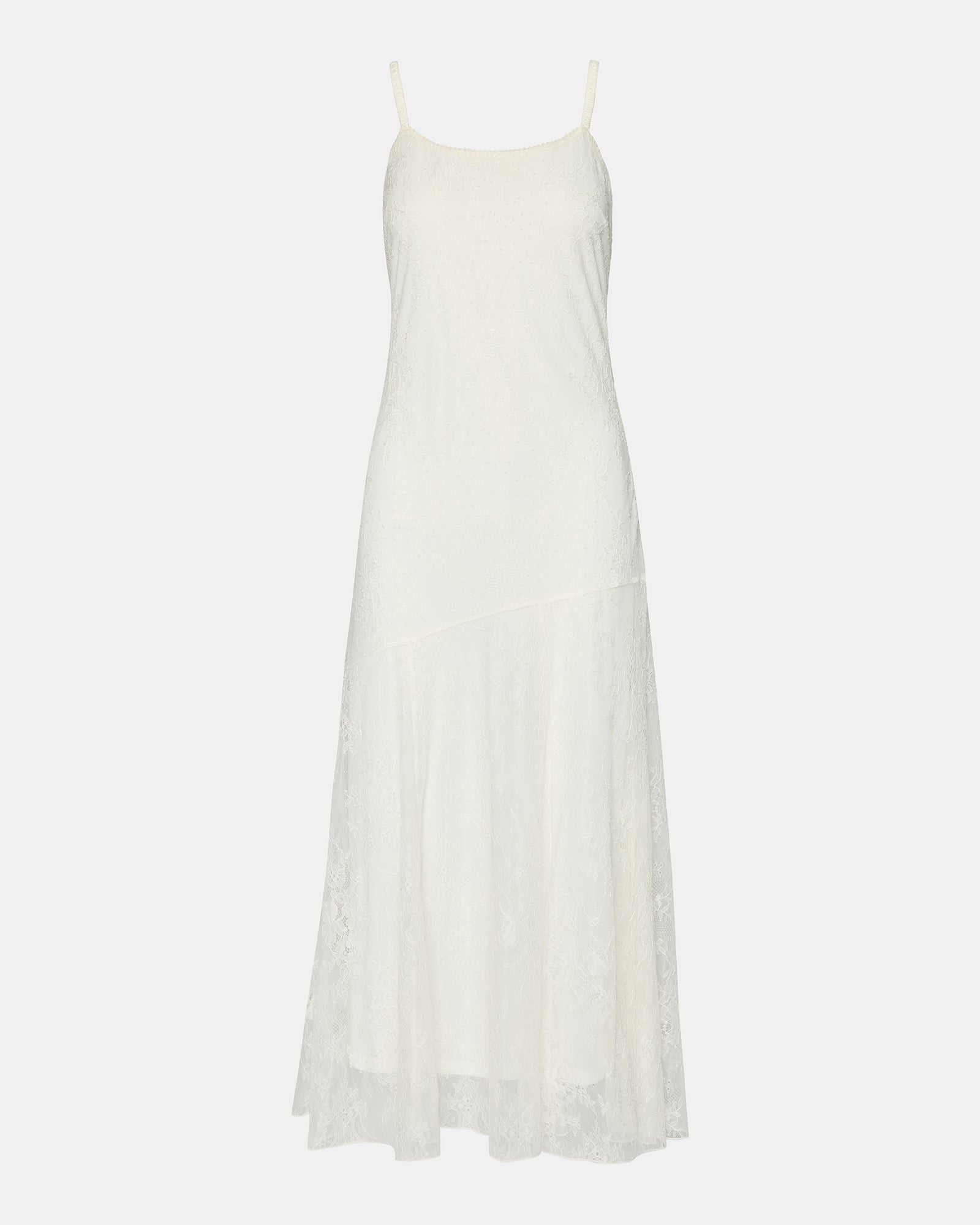 Back view of the Veera maxi dress, showcasing adjustable straps