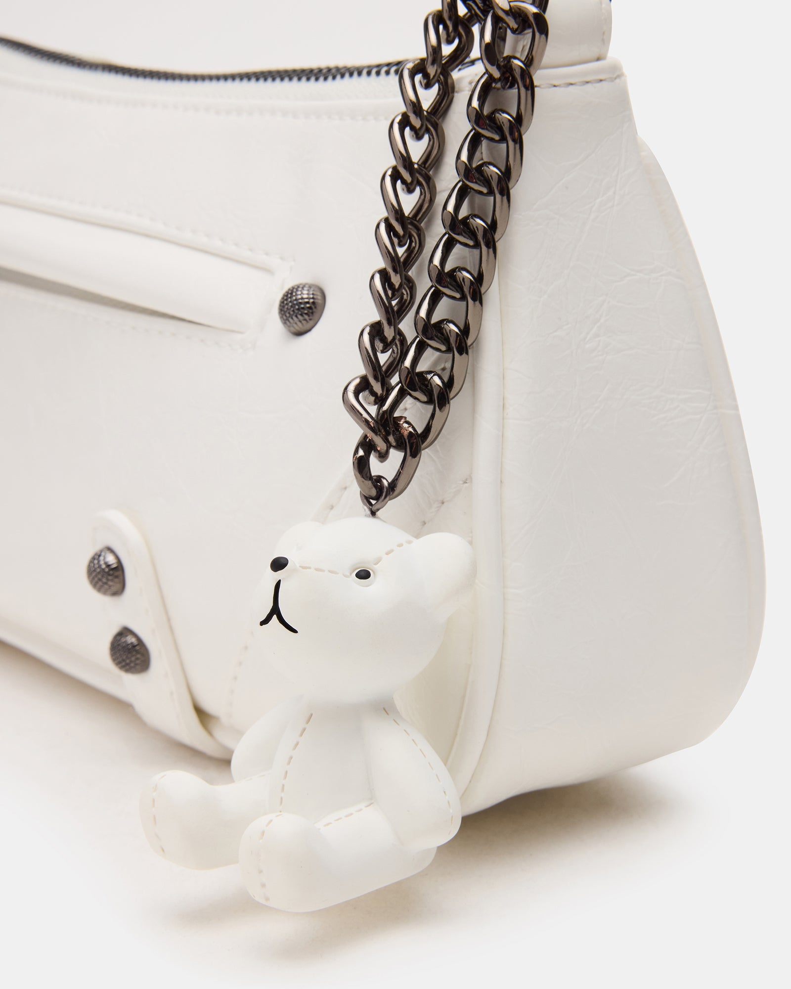 Interior of the Becka shoulder bag showing organization compartments