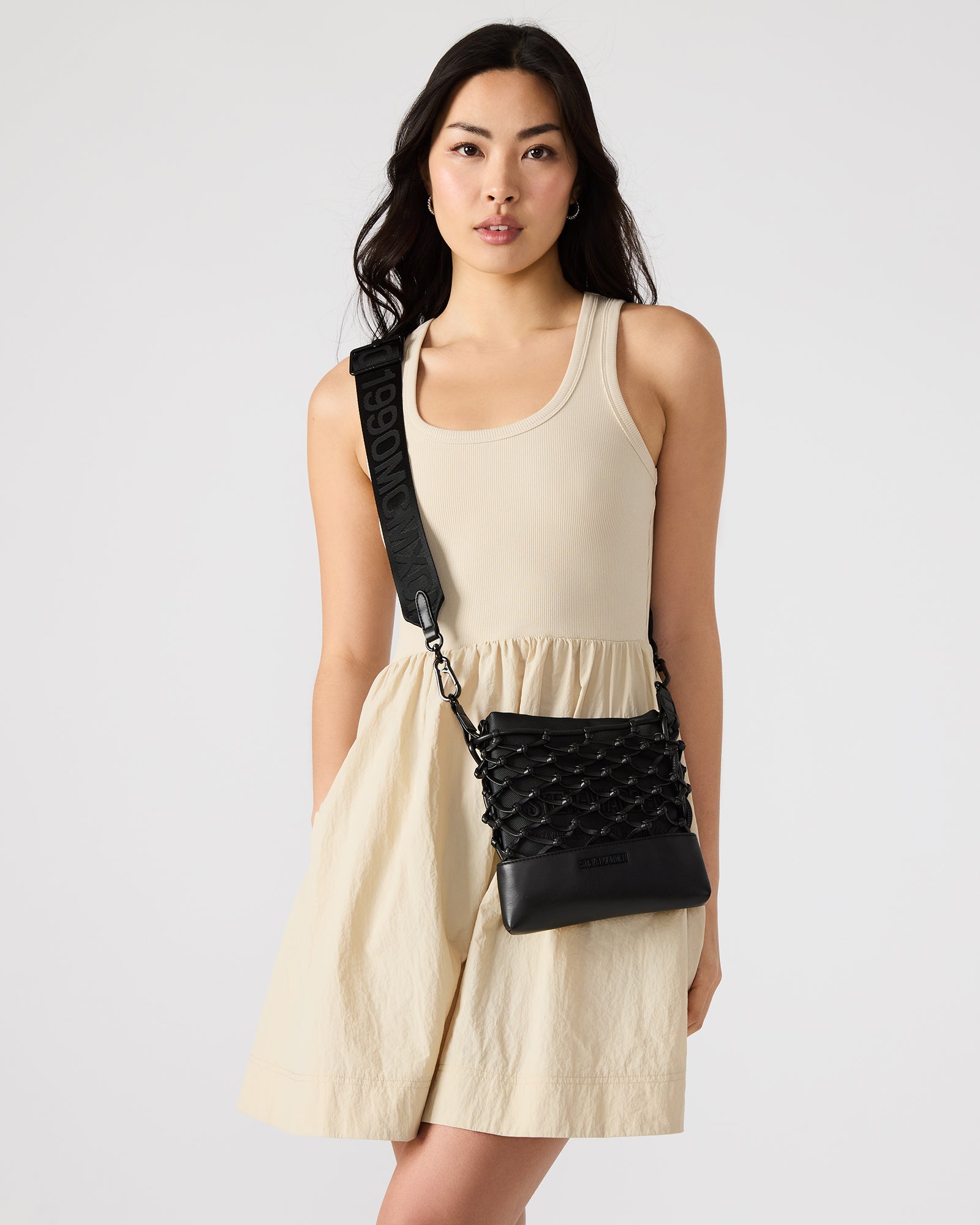 Interior of pouch and bag with back wall storage ideal for organizer pouches