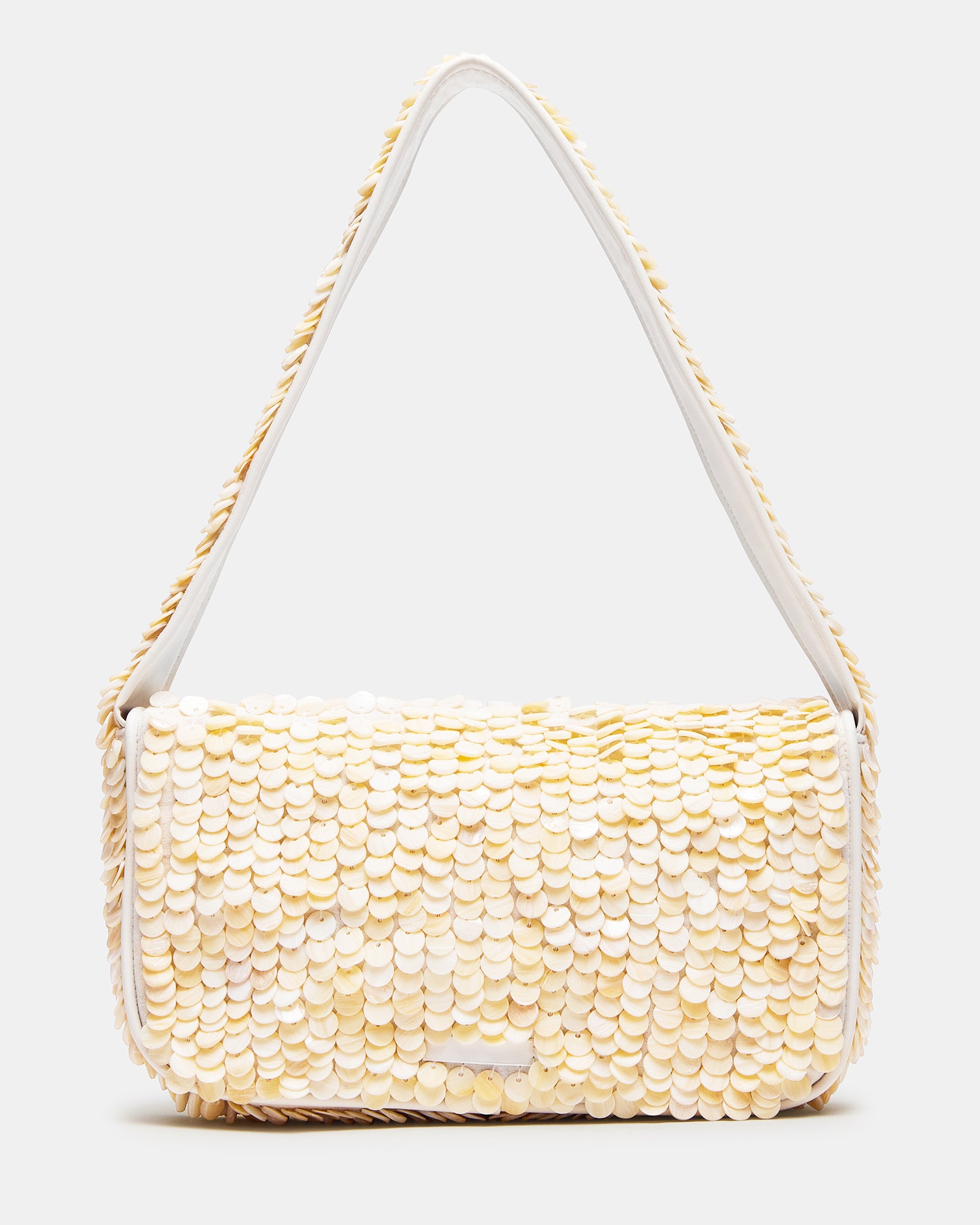 Interior view of the bag highlighting the pouch back wall for organization