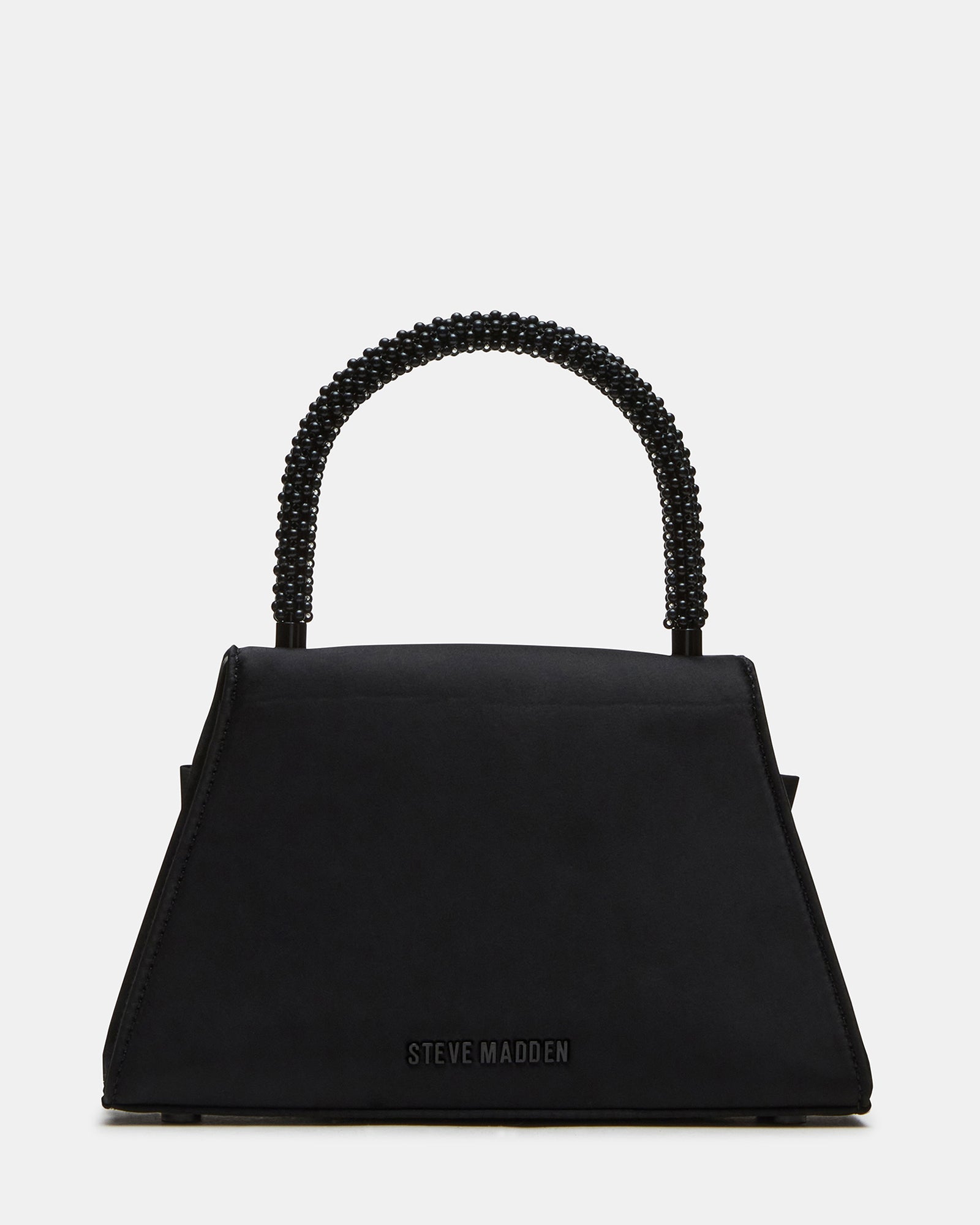 Evening bag worn crossbody with a chic evening dress