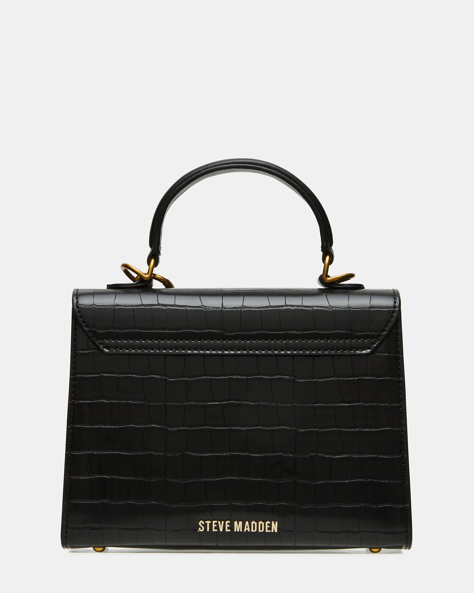 Close-up of Elloise crossbody bag magnetic closure and interior.