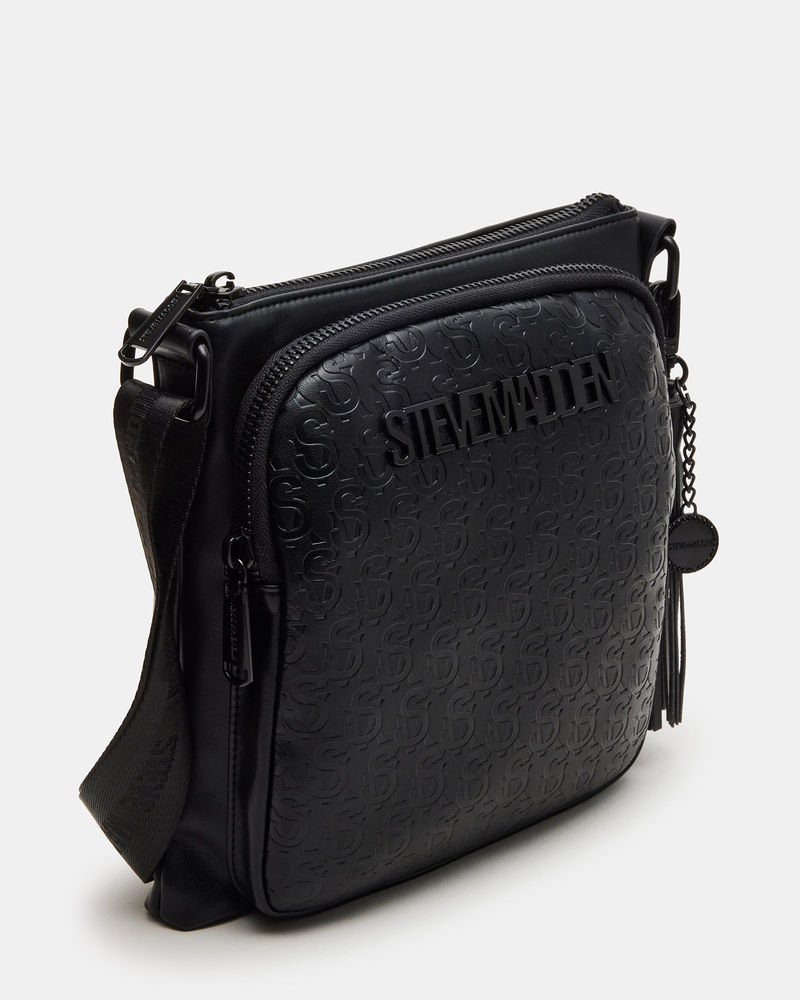 Interior view showing organized compartments and magnetic snap closure