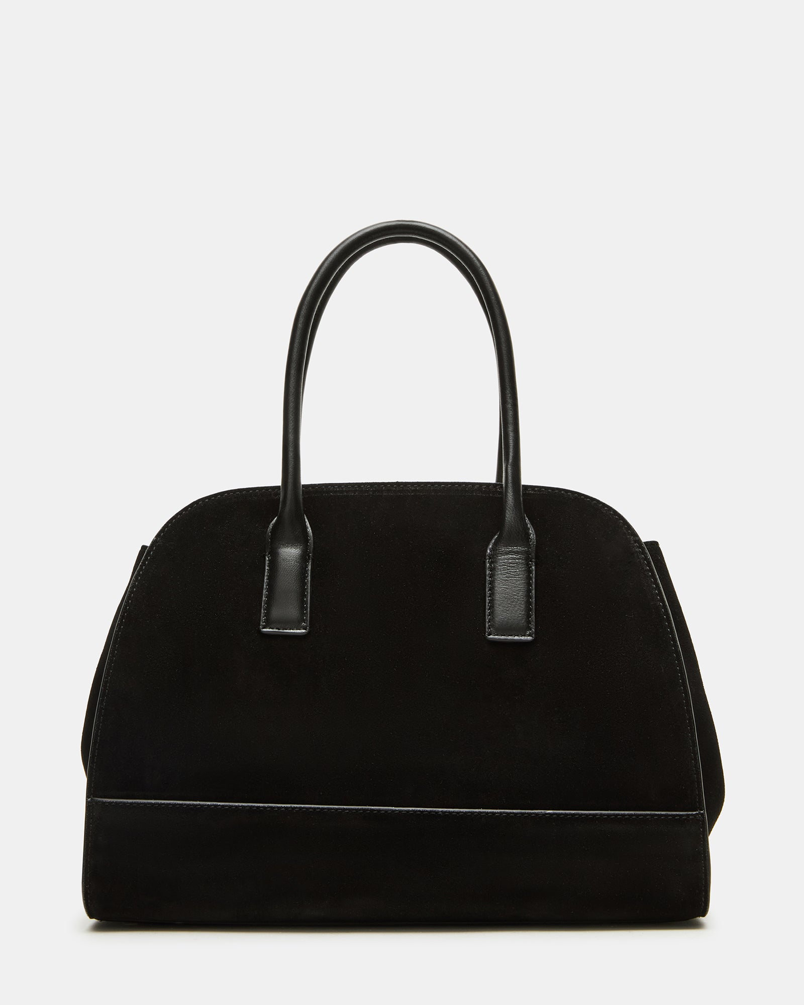 Close-up of the Hadlee bags pale gold hardware and textured leather.