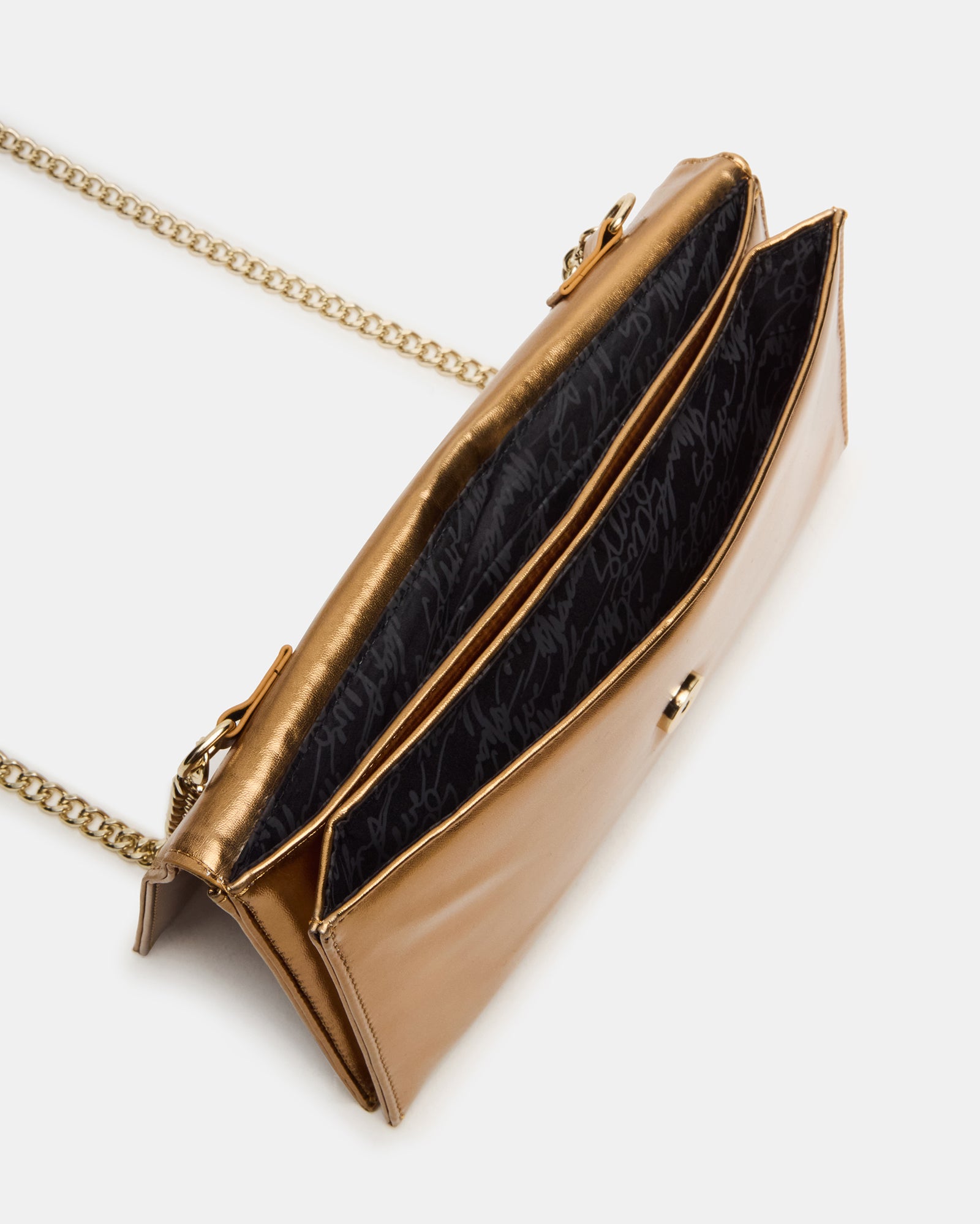 Interior view of Juliana bag showing slip pocket and space for essentials.