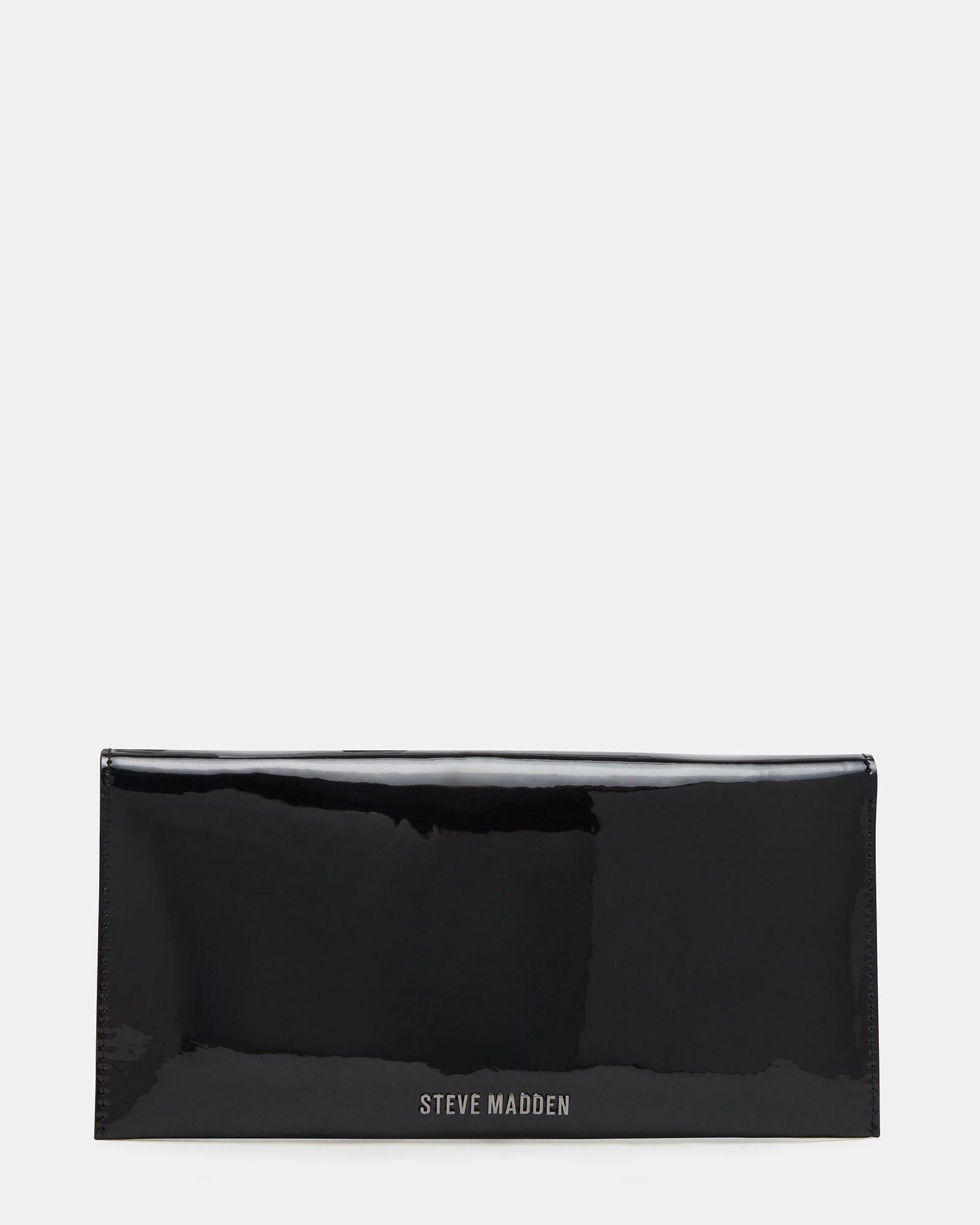 Interior view of Morgana black handbag showing zipper wall and space for essentials