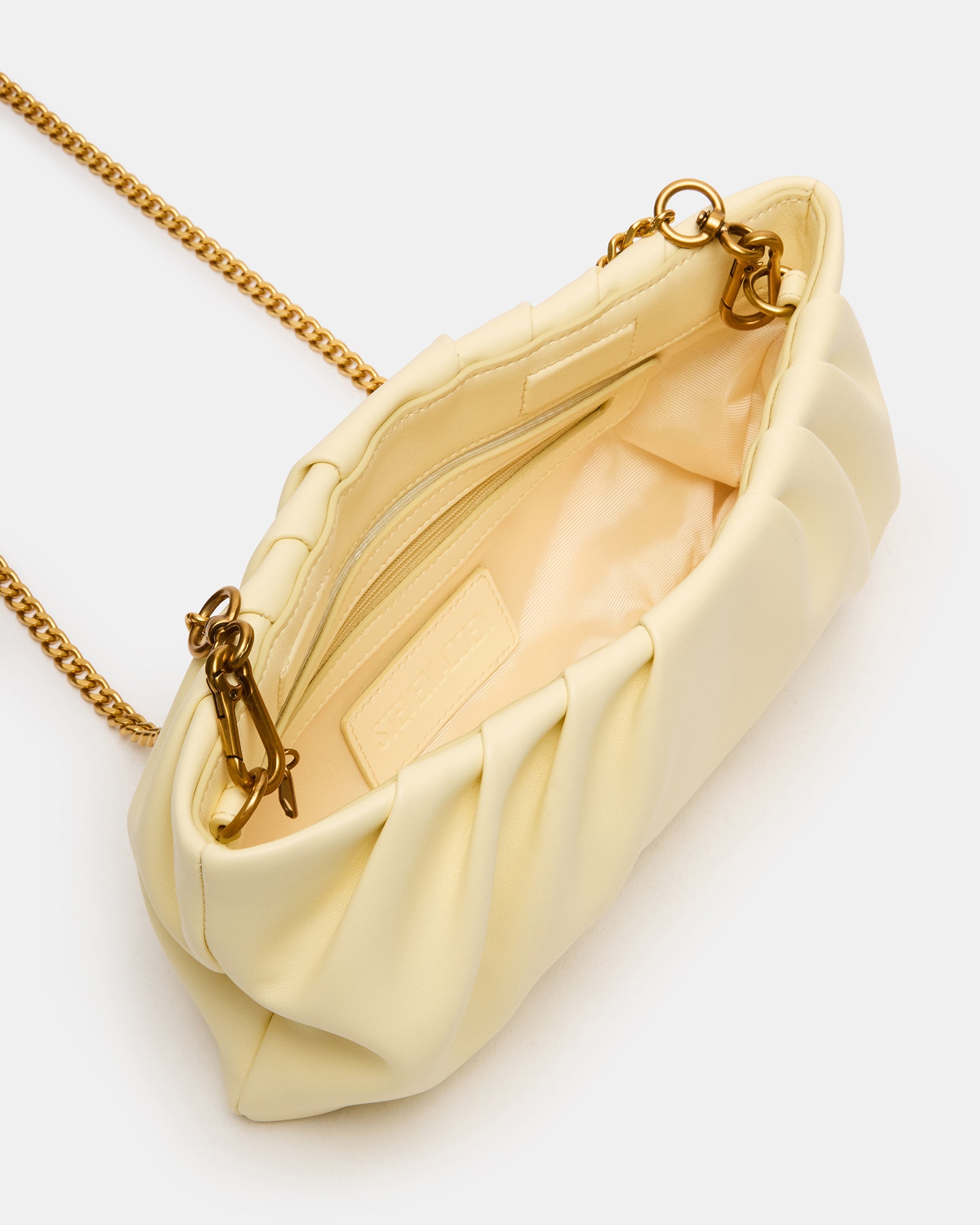 Interior layout showing zipper pouch inside crossbody bag bags