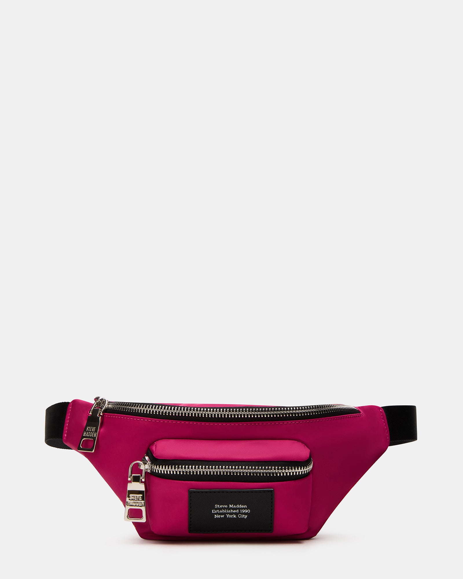 Mirage suede sneakers in hot pink with lace-up design and side view