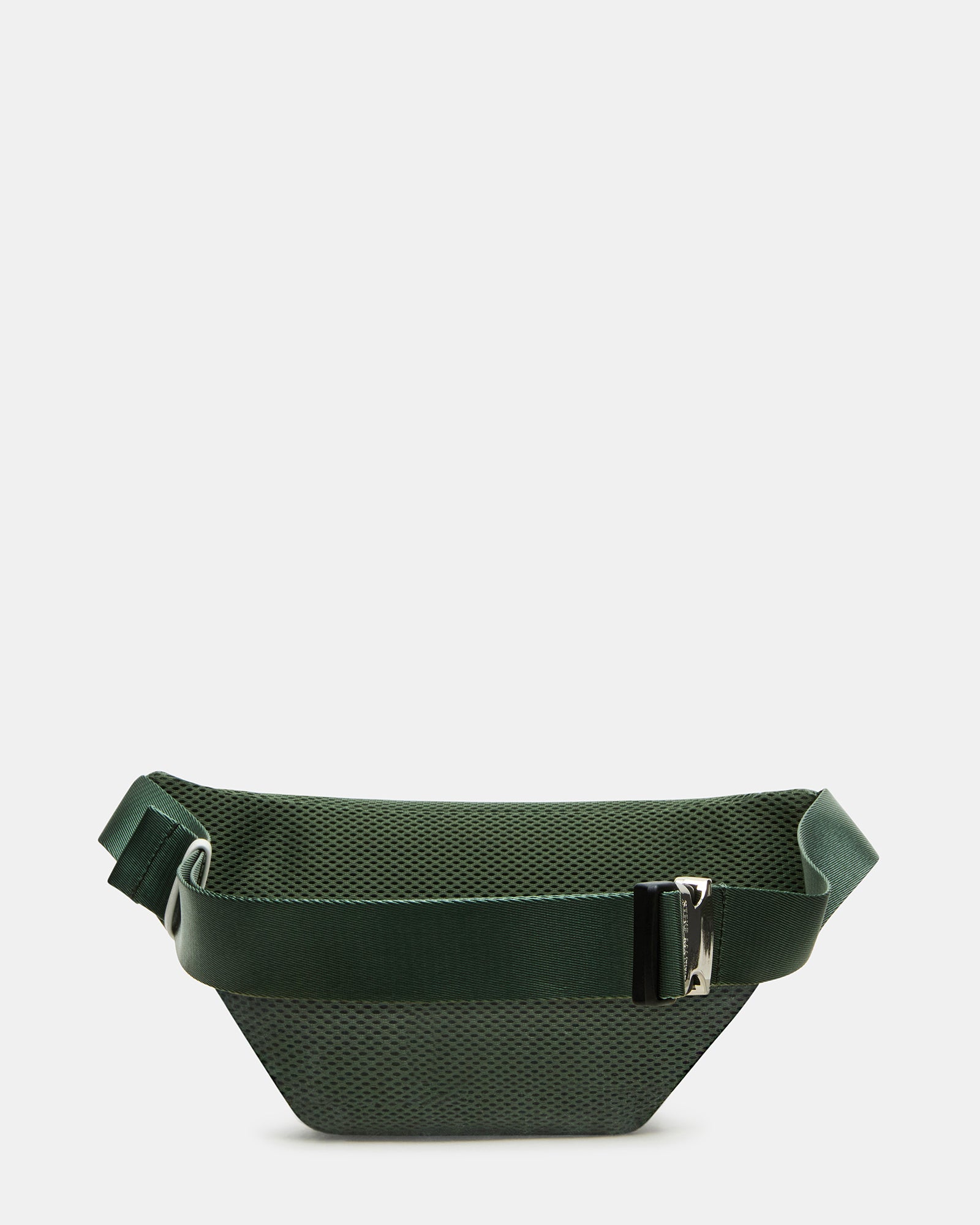 Crossbody bag bags styled as fanny pack on a model in San Diego streetwear