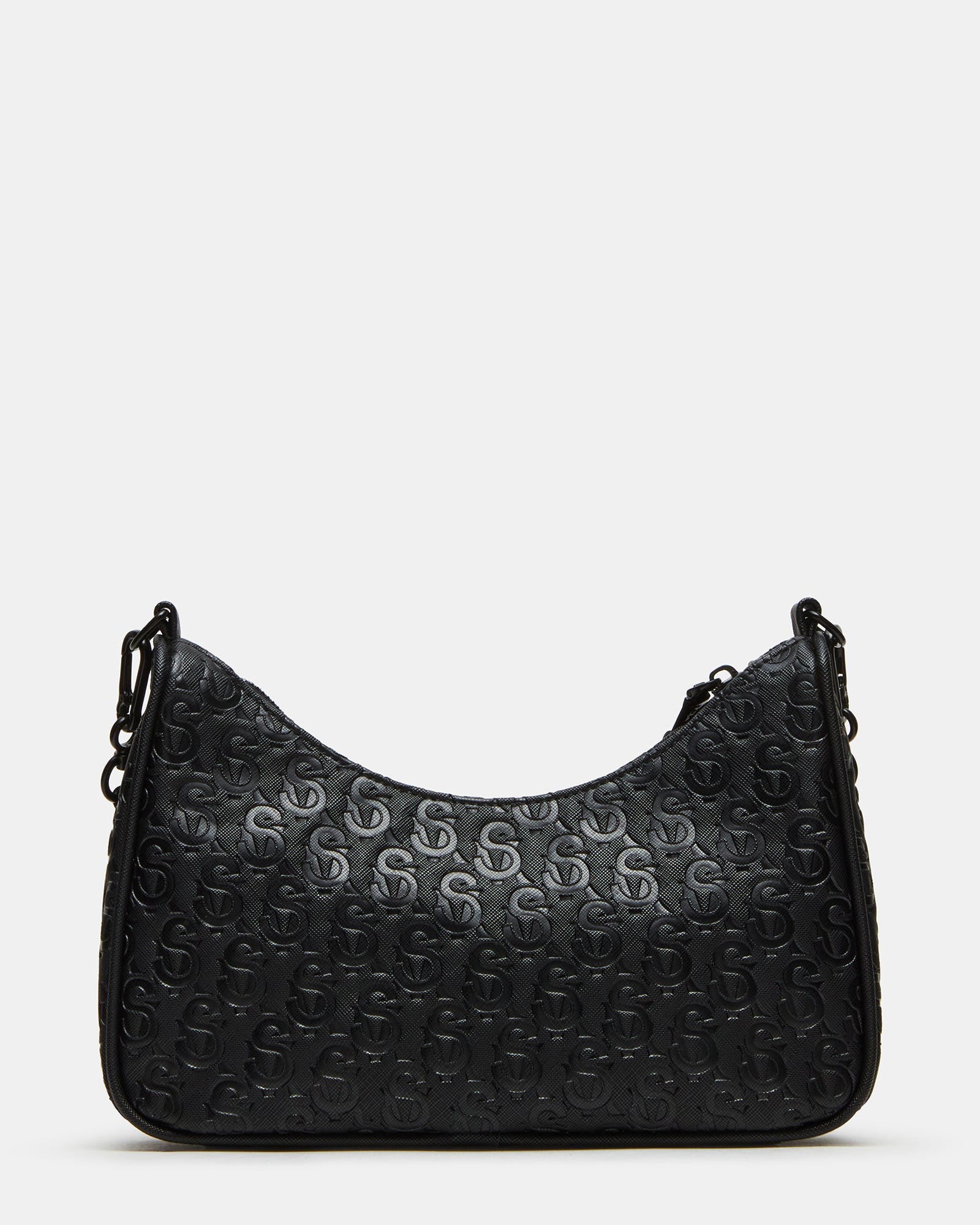 Side angle of the stylish Vice Bag with curb chain strap