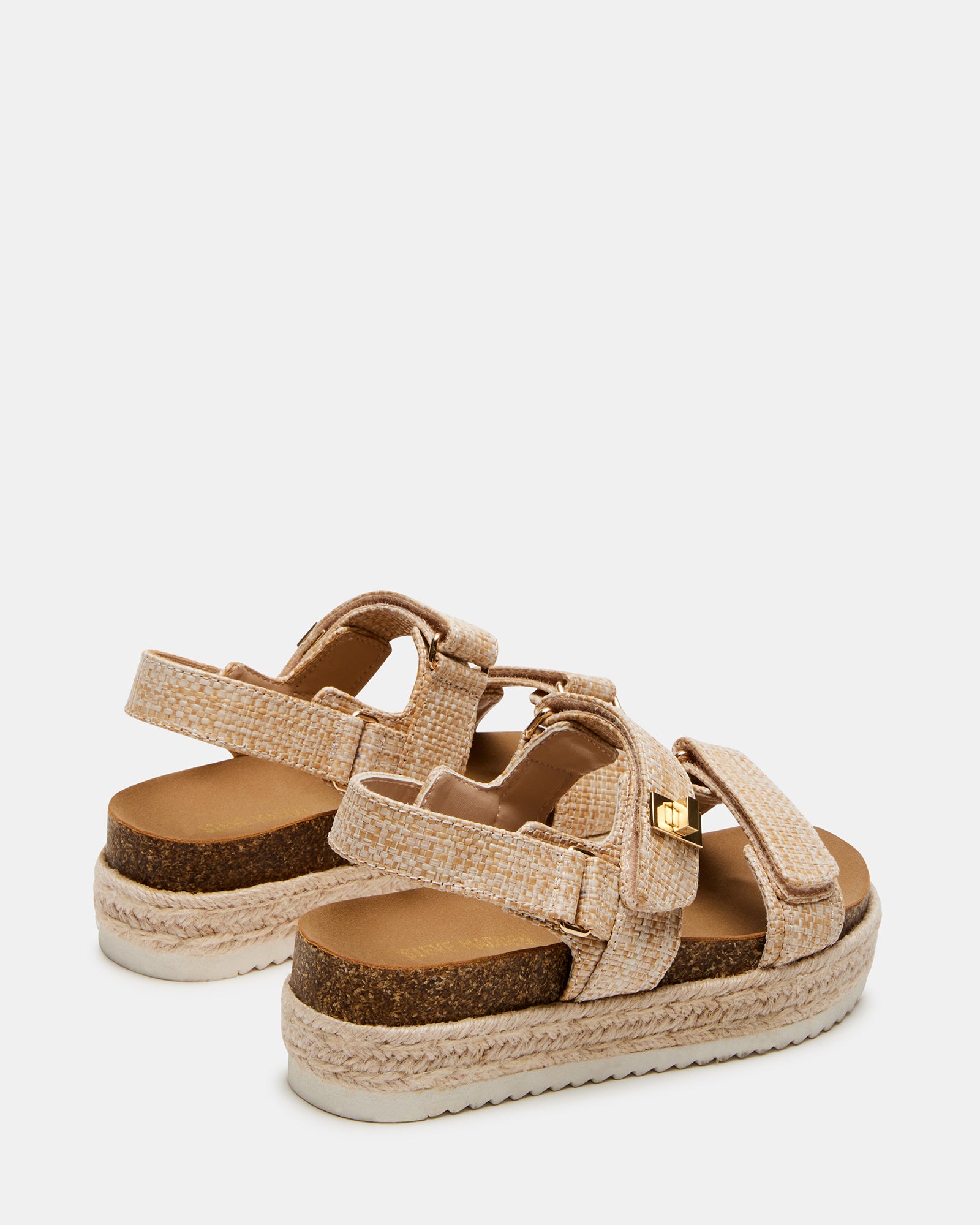 Close-up of adjustable ankle strap and hook-and-loop closure