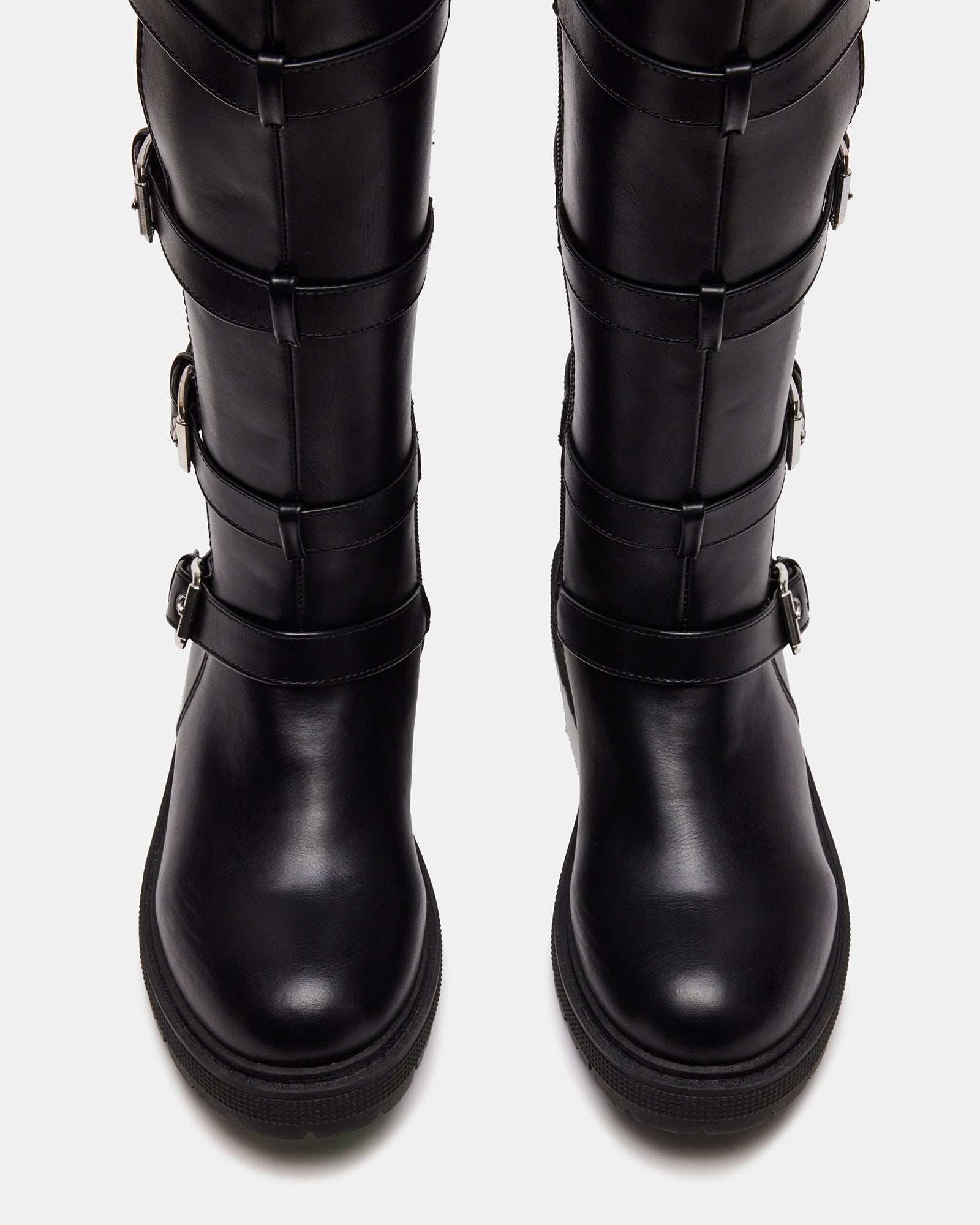 Close-up of lug sole for traction and daily comfort in kids boots
