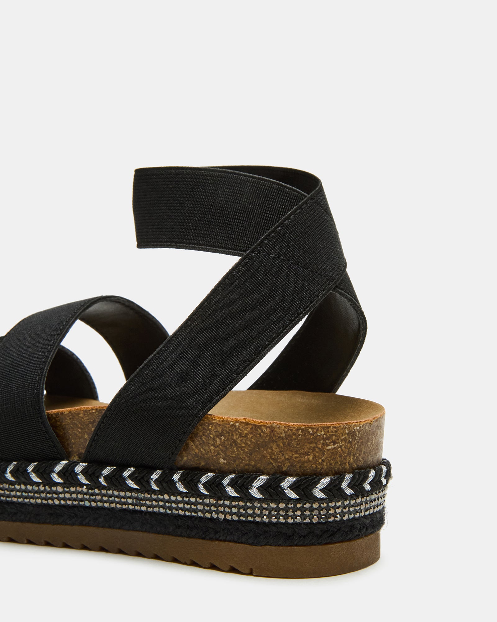 Charisa Luxe Kids' Platform Sandals – Black - Image 3