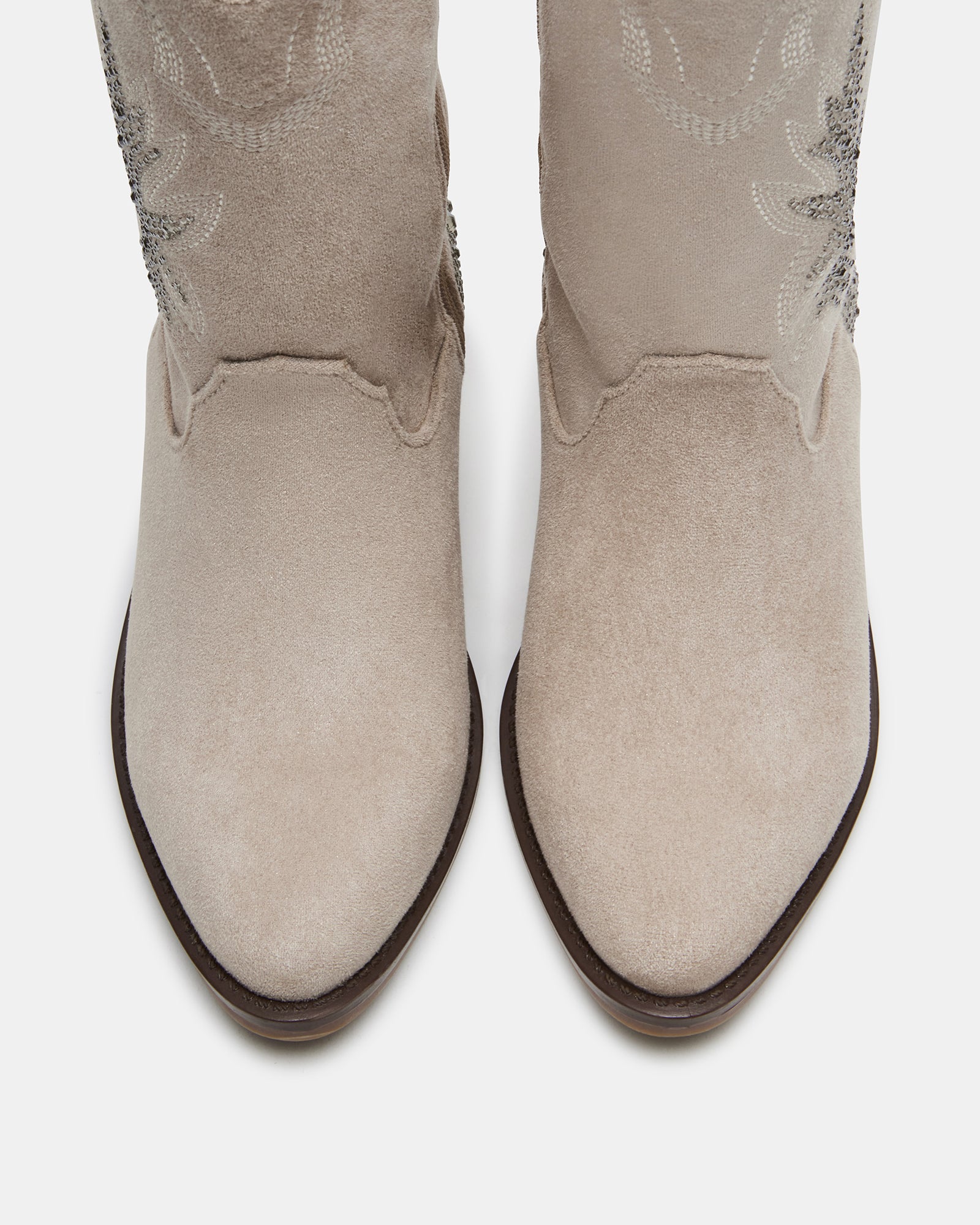 Kids YeeHah Western boots with rhinestones on a young girl’s feet