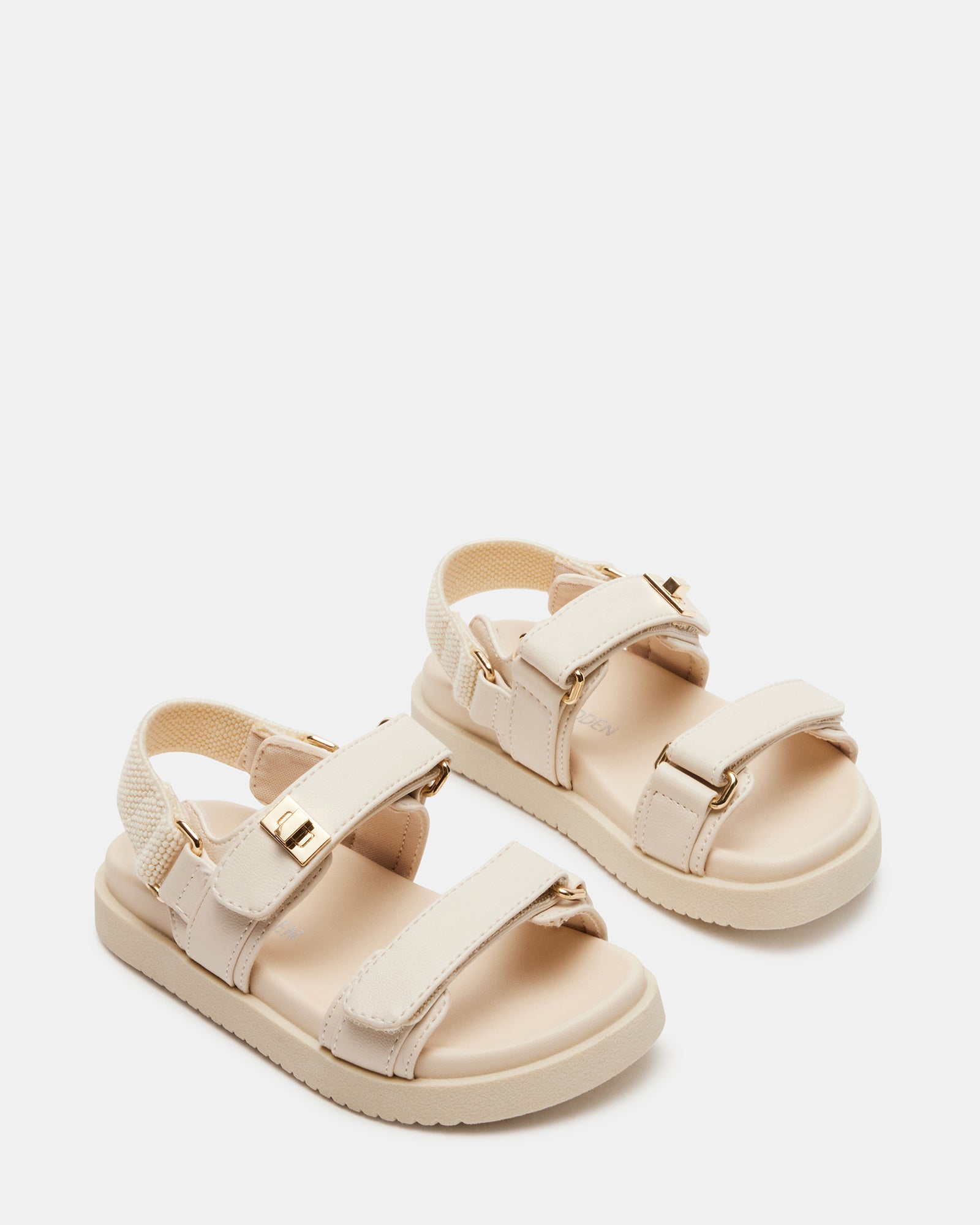Stylish vegan leather sandals for toddlers, perfect for outdoor play.