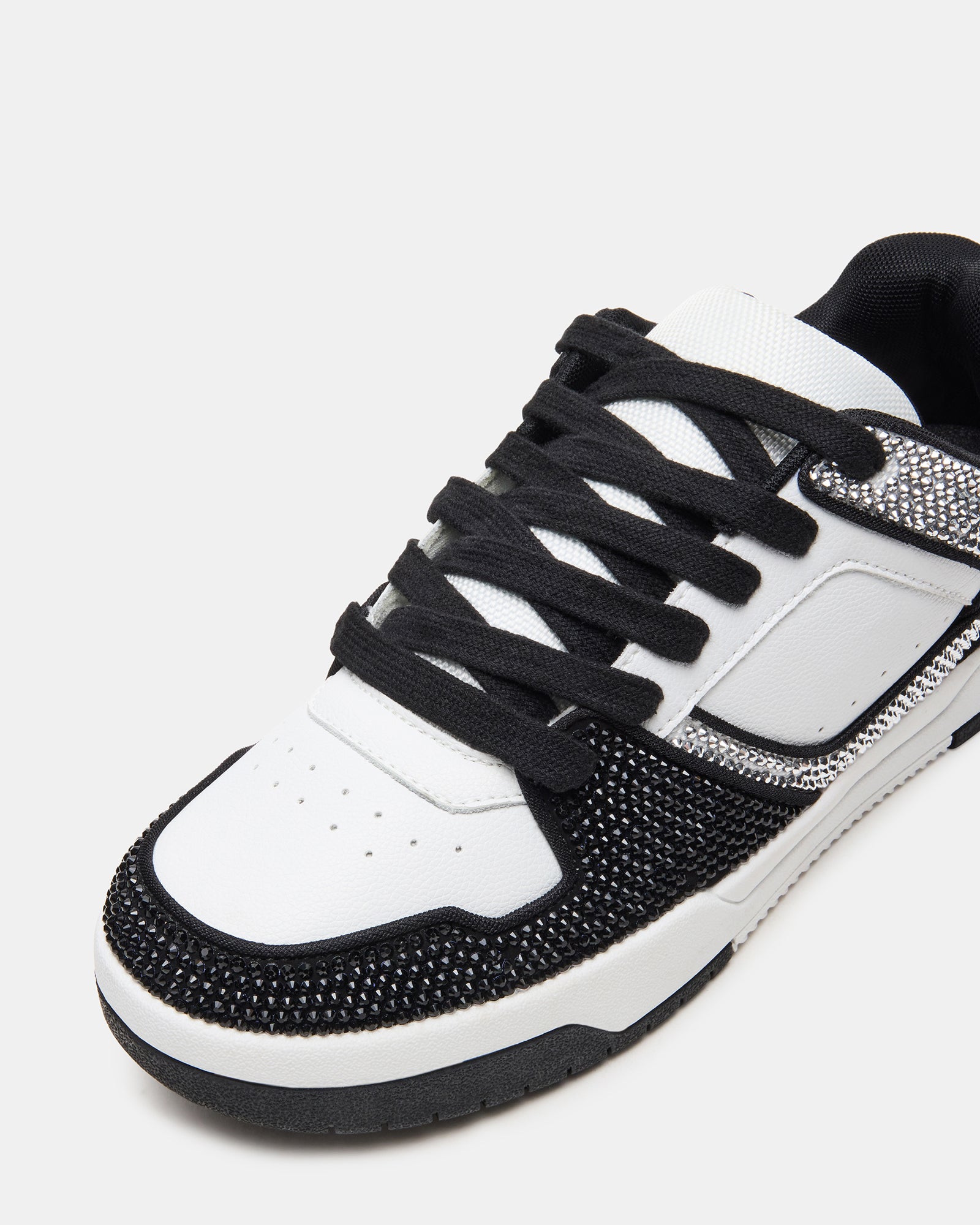 Bugle Black Multi fashion sneakers for women, side view on neutral background