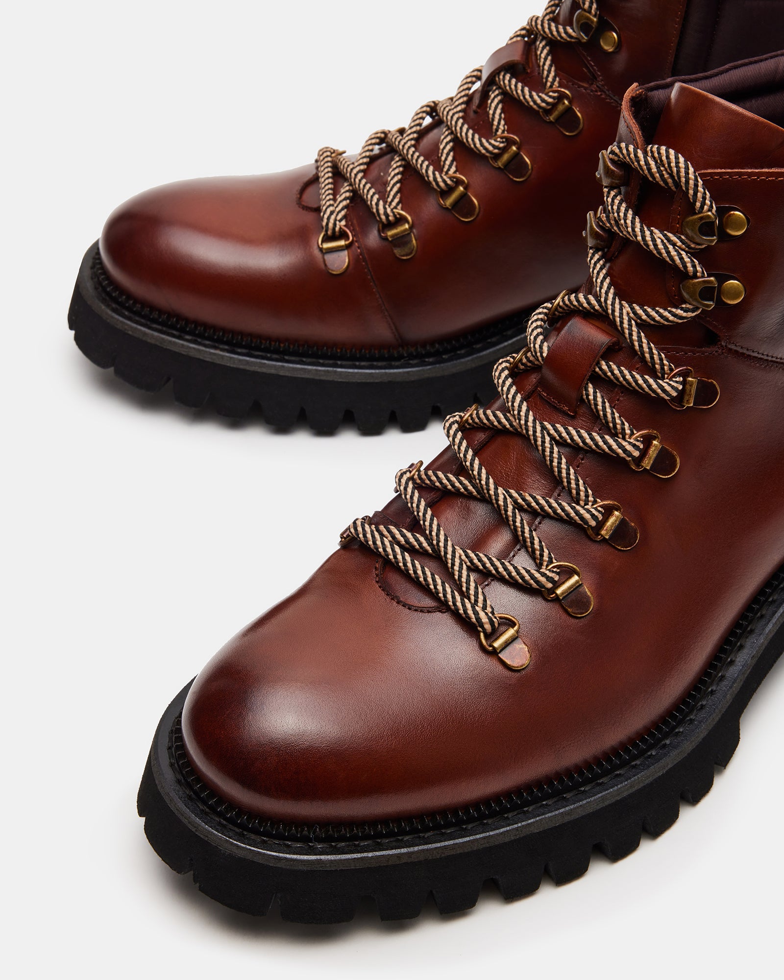 Fergus boots worn outdoors with jeans, demonstrating versatility