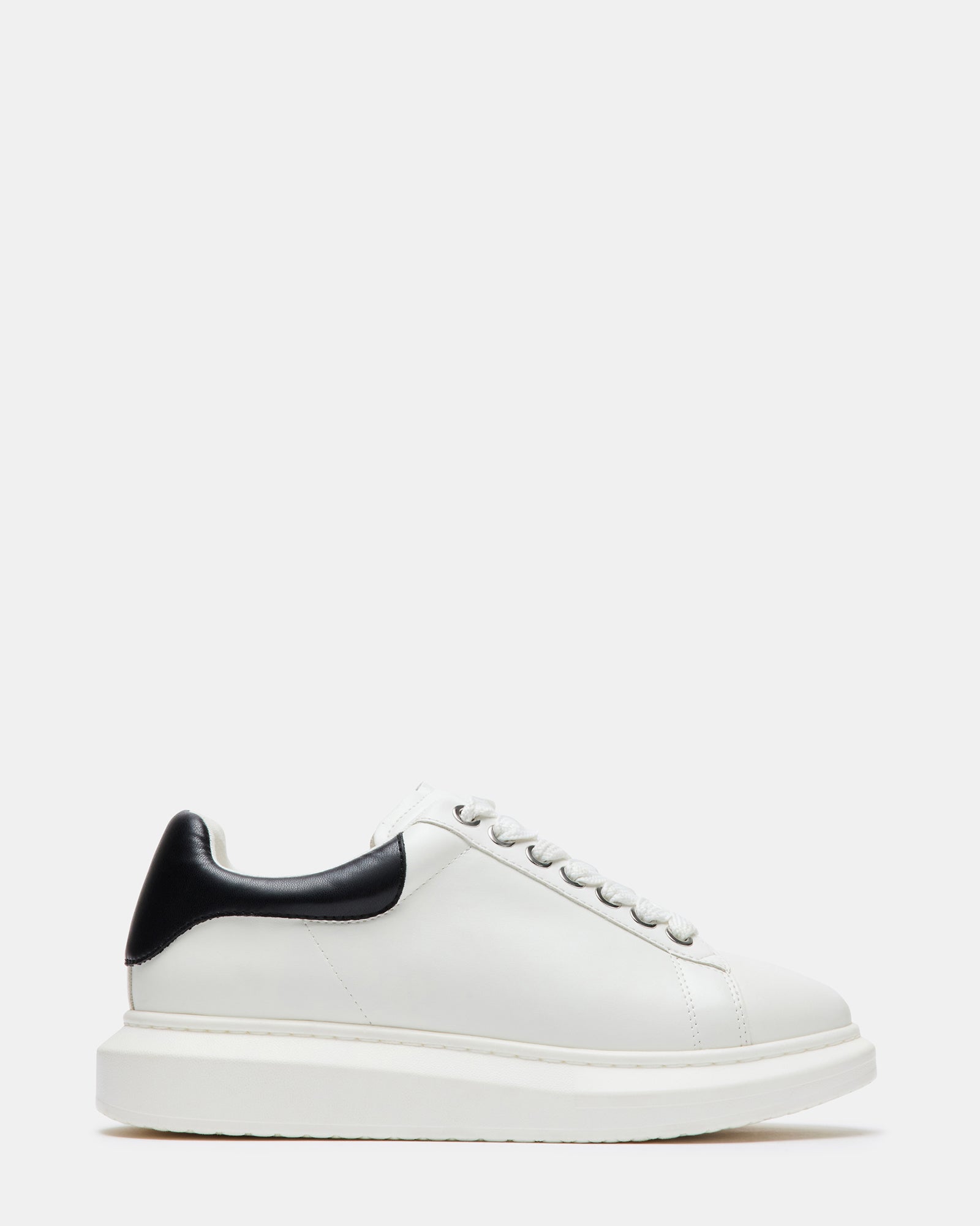 Top view of Frosted Flex sneakers showing lace-up details and padded collar