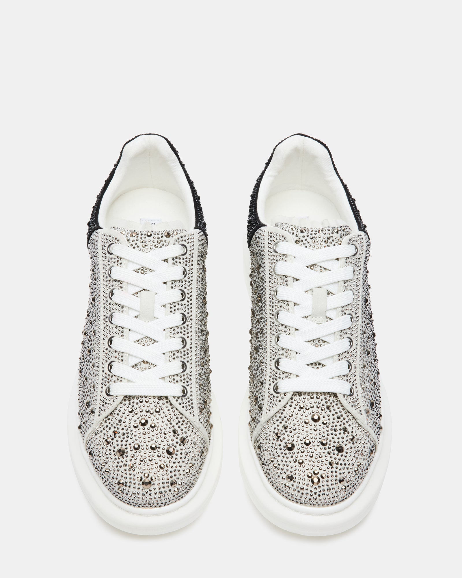 Close-up of rhinestone detailing on the Icebox sneakers for women