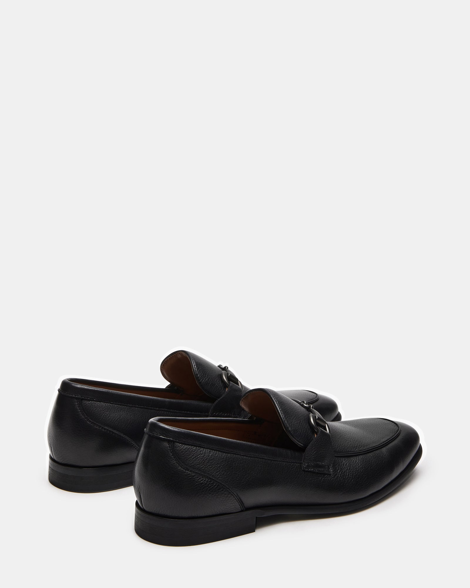Jayshan Black Leather Dress Loafers – Men's Formal Shoes with Sophisticated Detail - Image 6