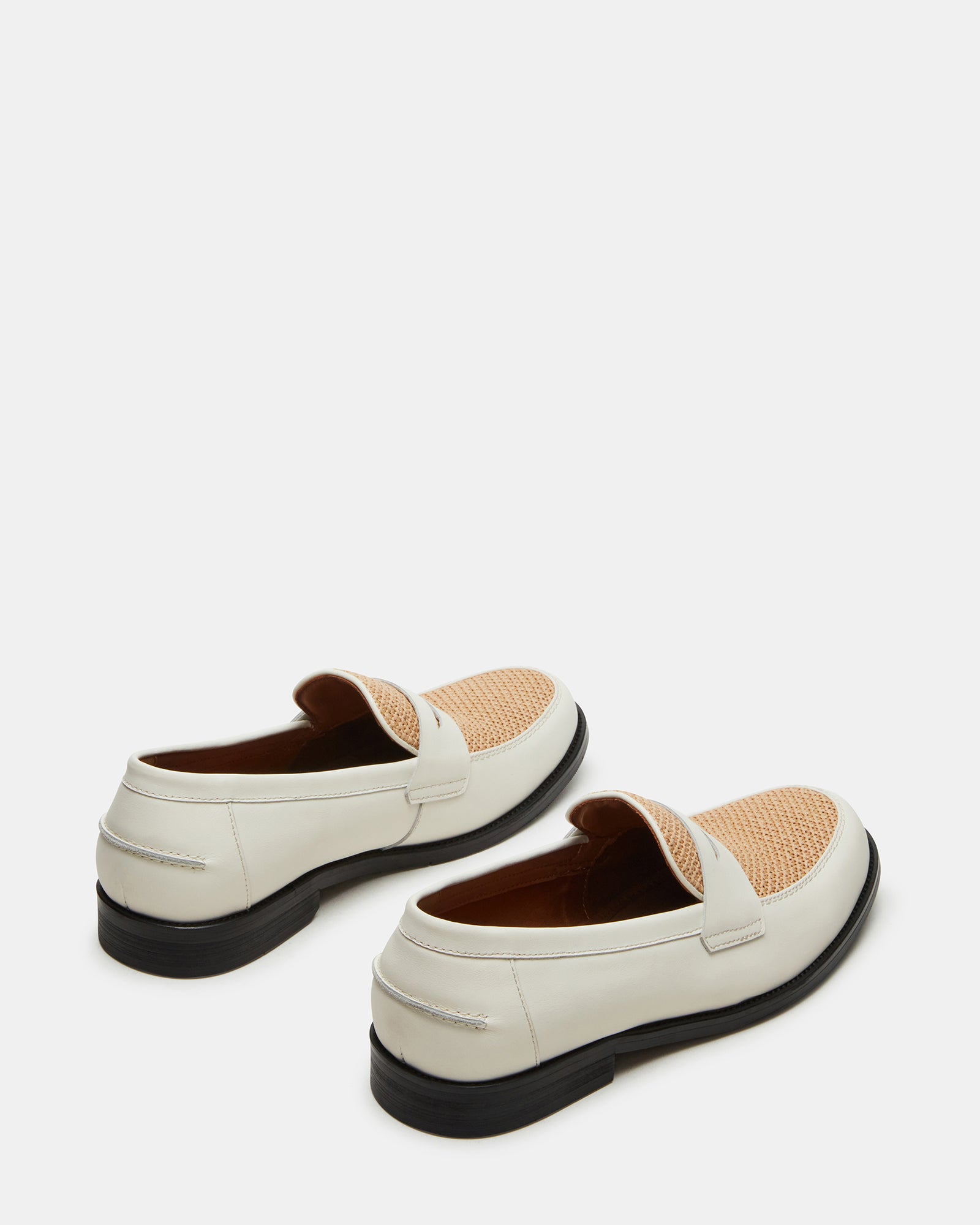 Side view of mens dress loafers with 1-inch heel for formal events