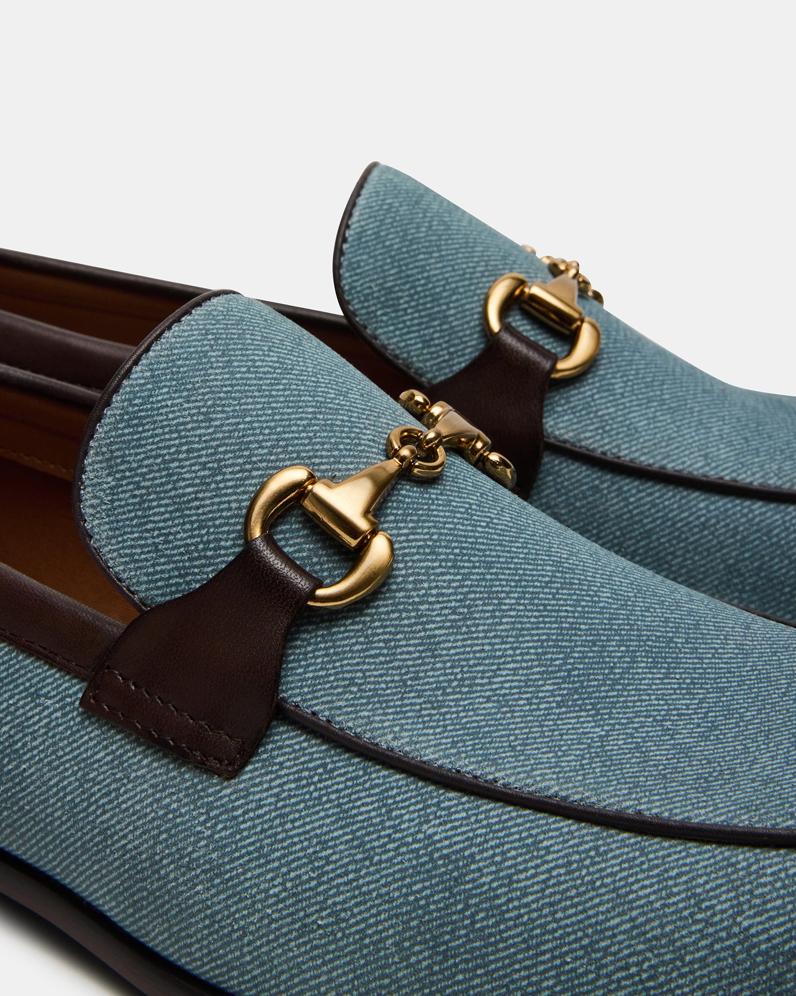 Loafers paired with tailored trousers for office-ready style