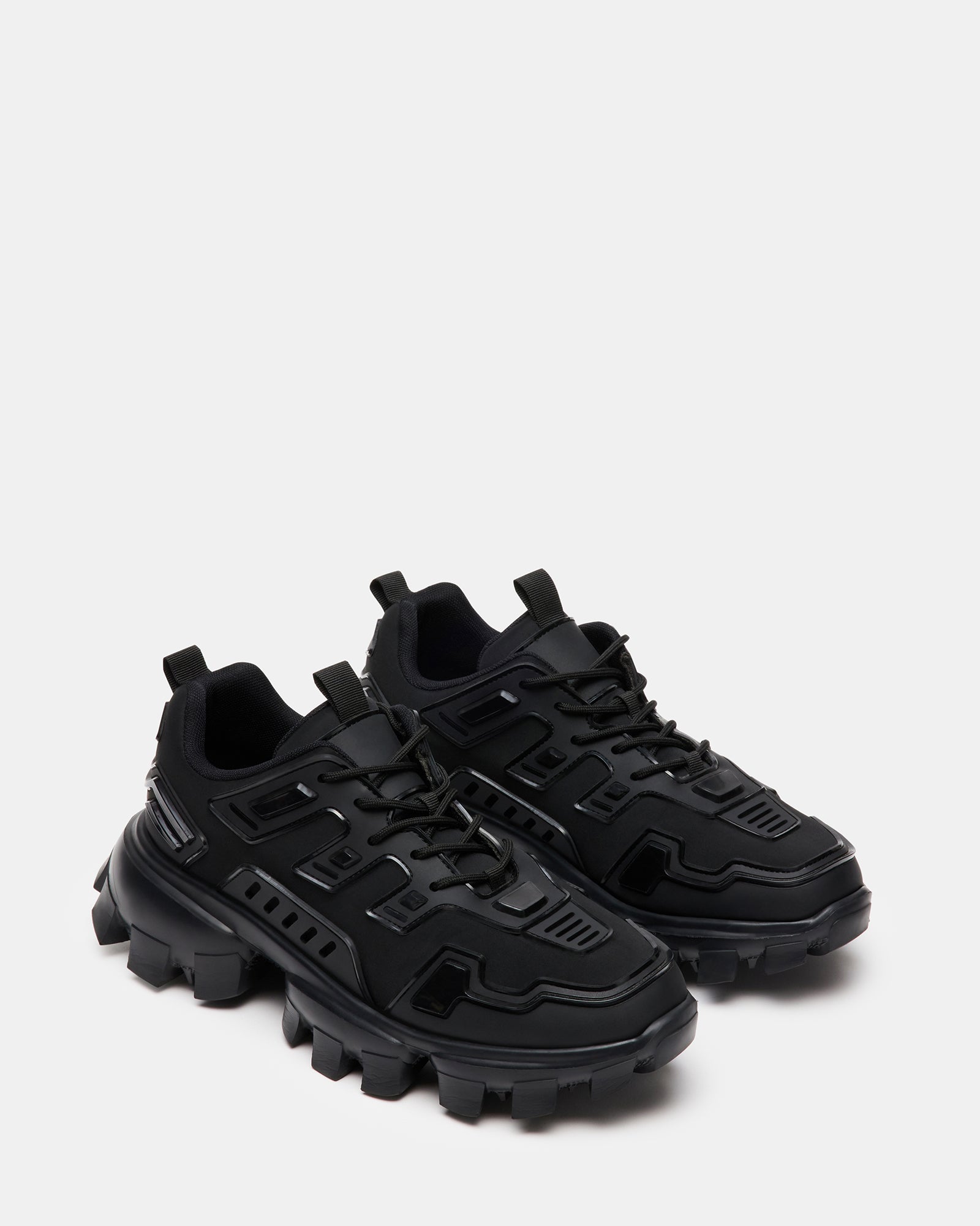 Rear angle of platform sneakers women wear daily for casual streetwear style