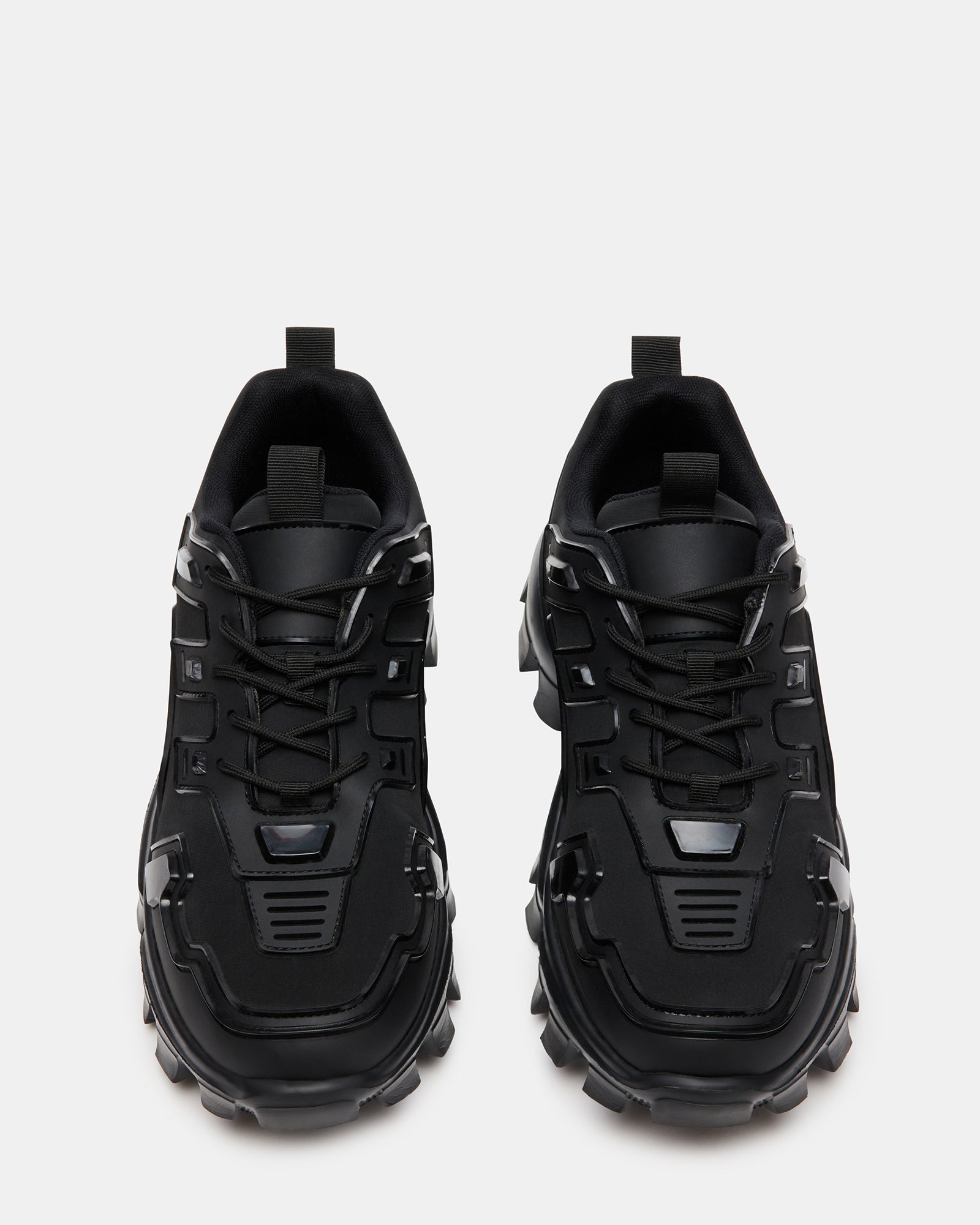 Rear angle of platform sneakers women wear daily for casual streetwear style