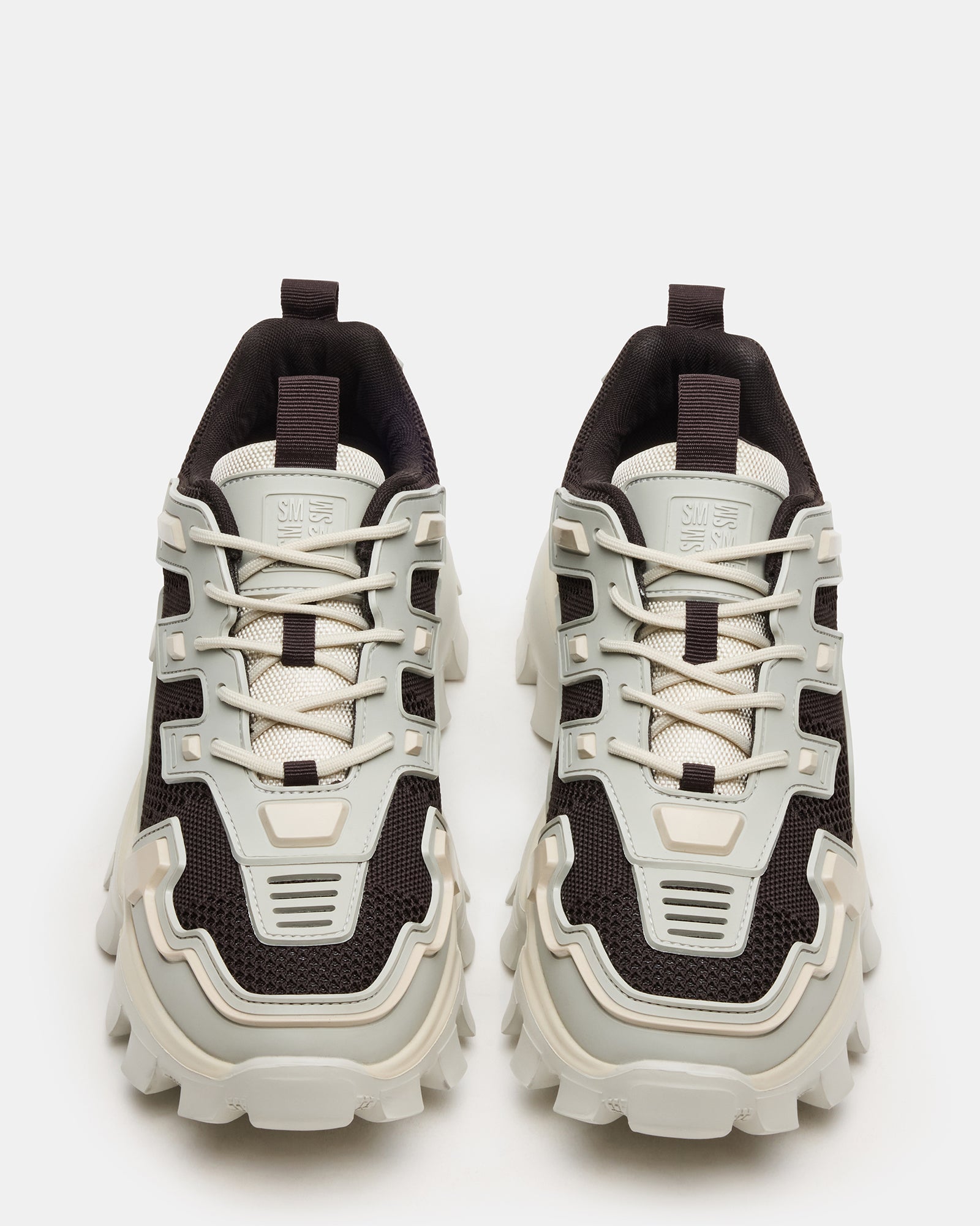 Side view of Ponce Multi chunky sneakers highlighting textured upper and platform sole
