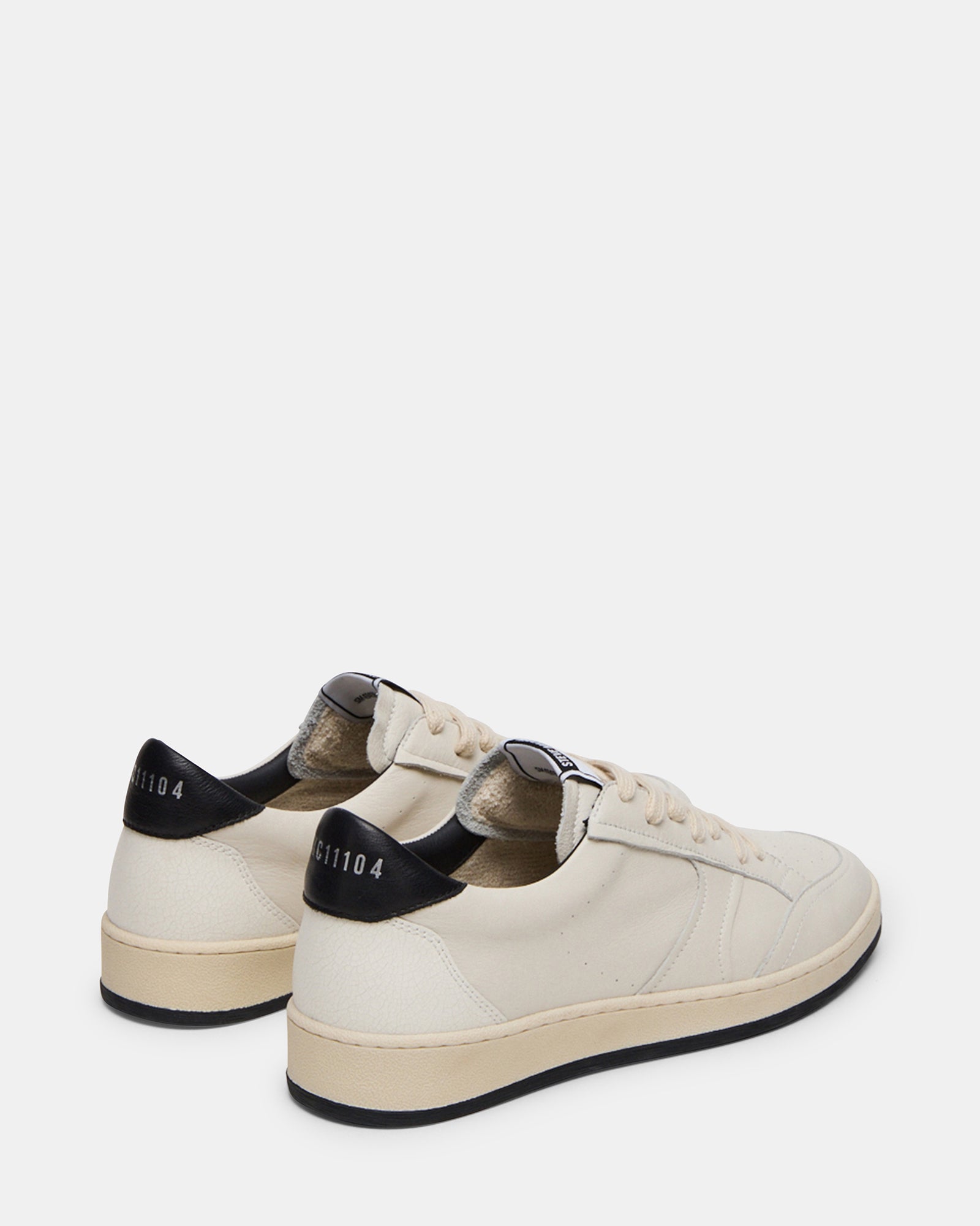 Front view showing the sleek low-top design and laces
