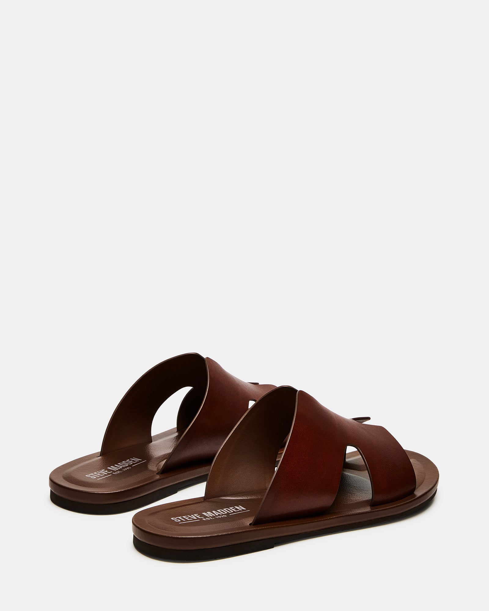 Coastal Slide – Tan Leather Comfort Sandal - Image 5