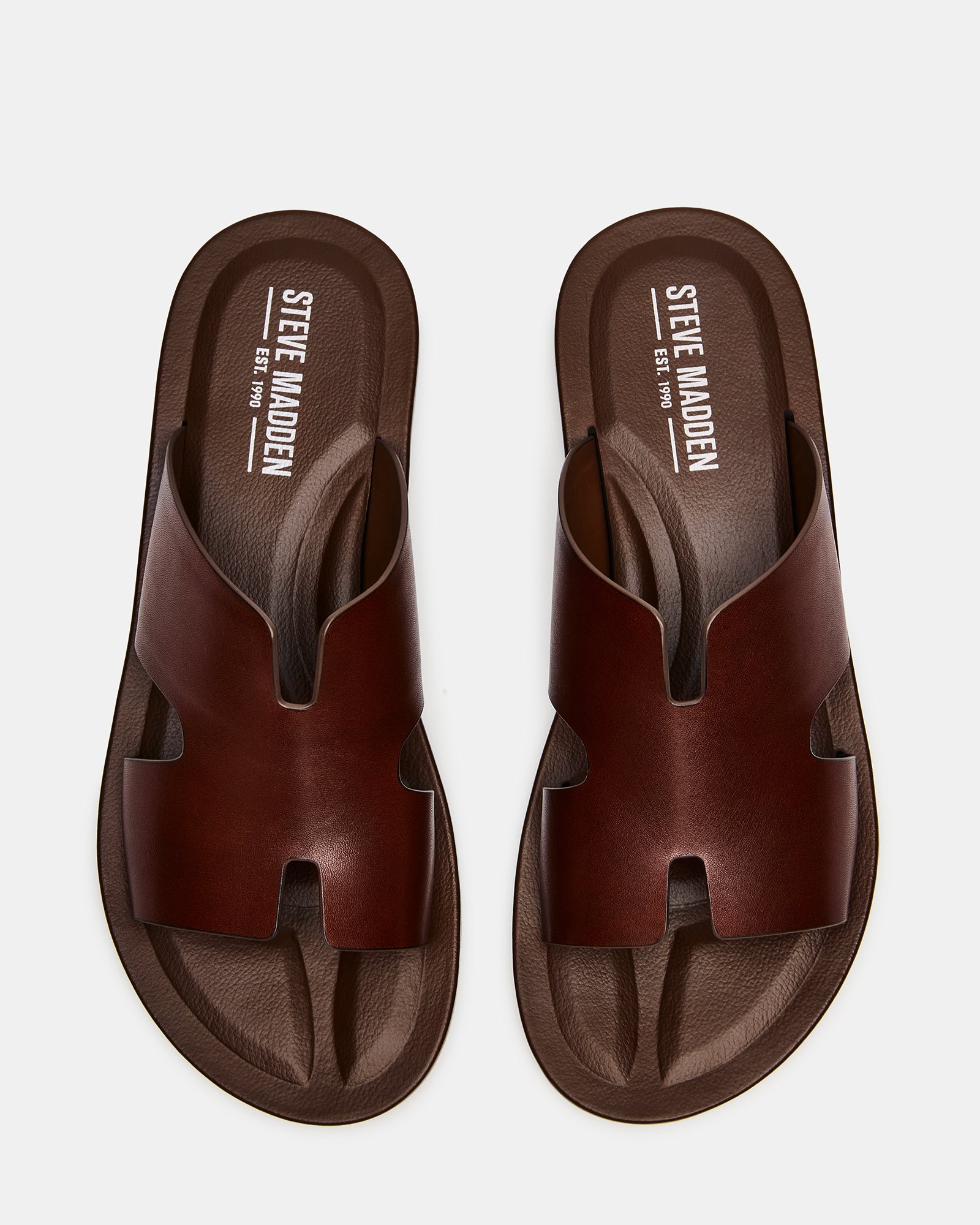 Coastal Slide – Tan Leather Comfort Sandal - Image 4
