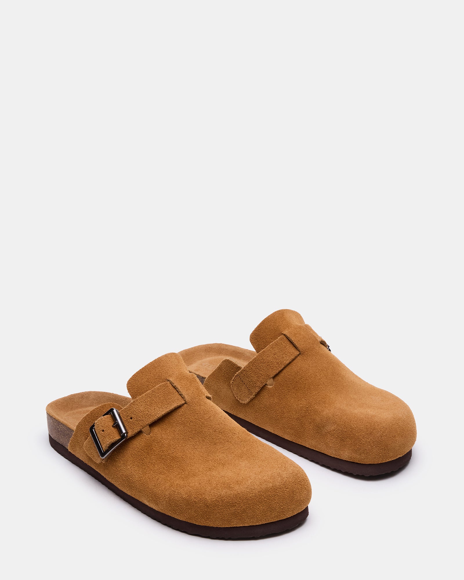 Close-up of the cushioned footbed in mens slip-on loafers, perfect for all-day wear.
