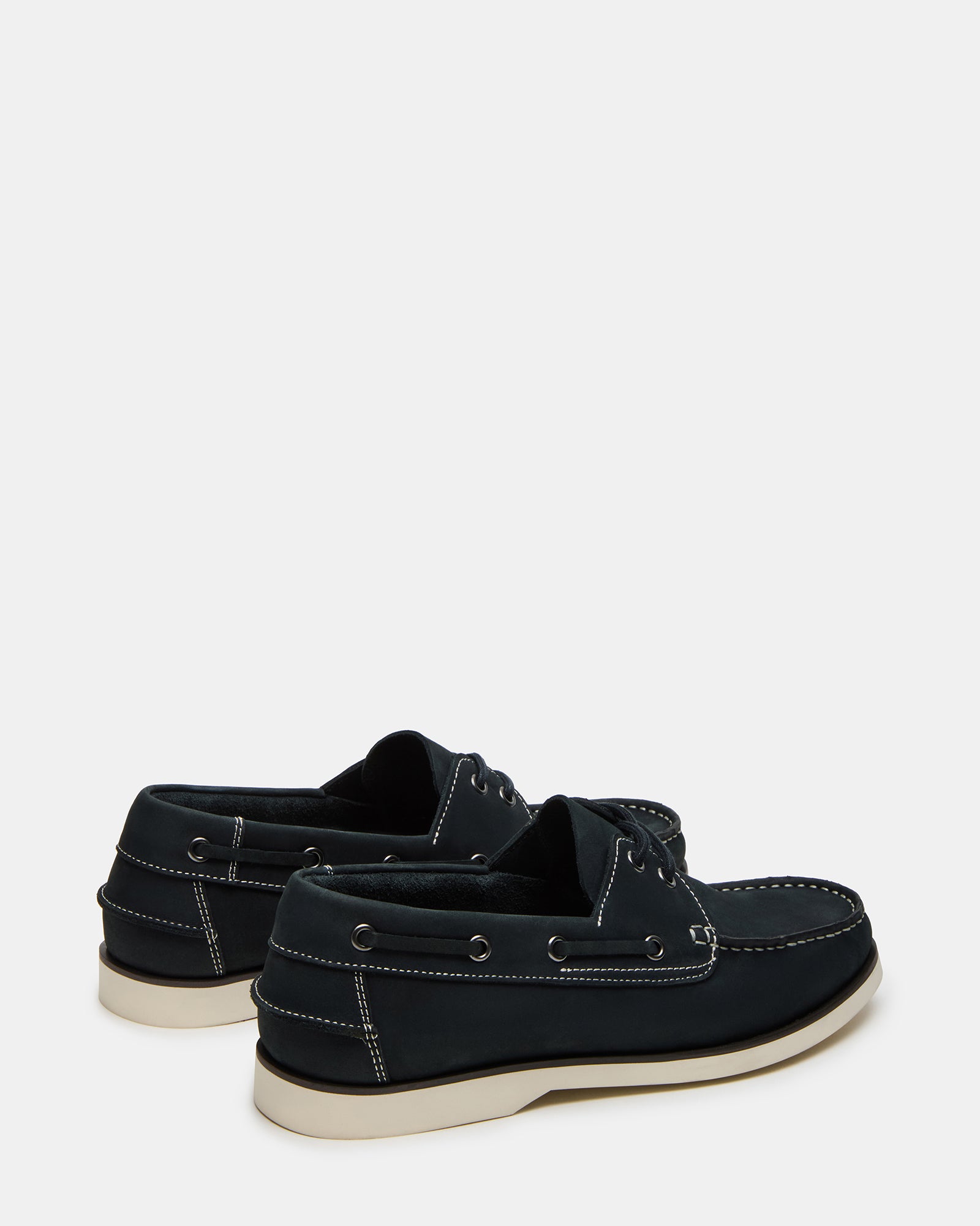 Front angle showcasing slip-on design and leather texture