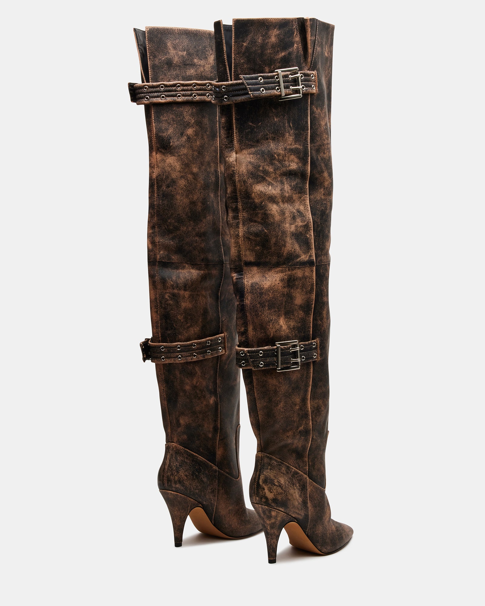 Stylish over-the-knee boots styled with casual and chic outfits