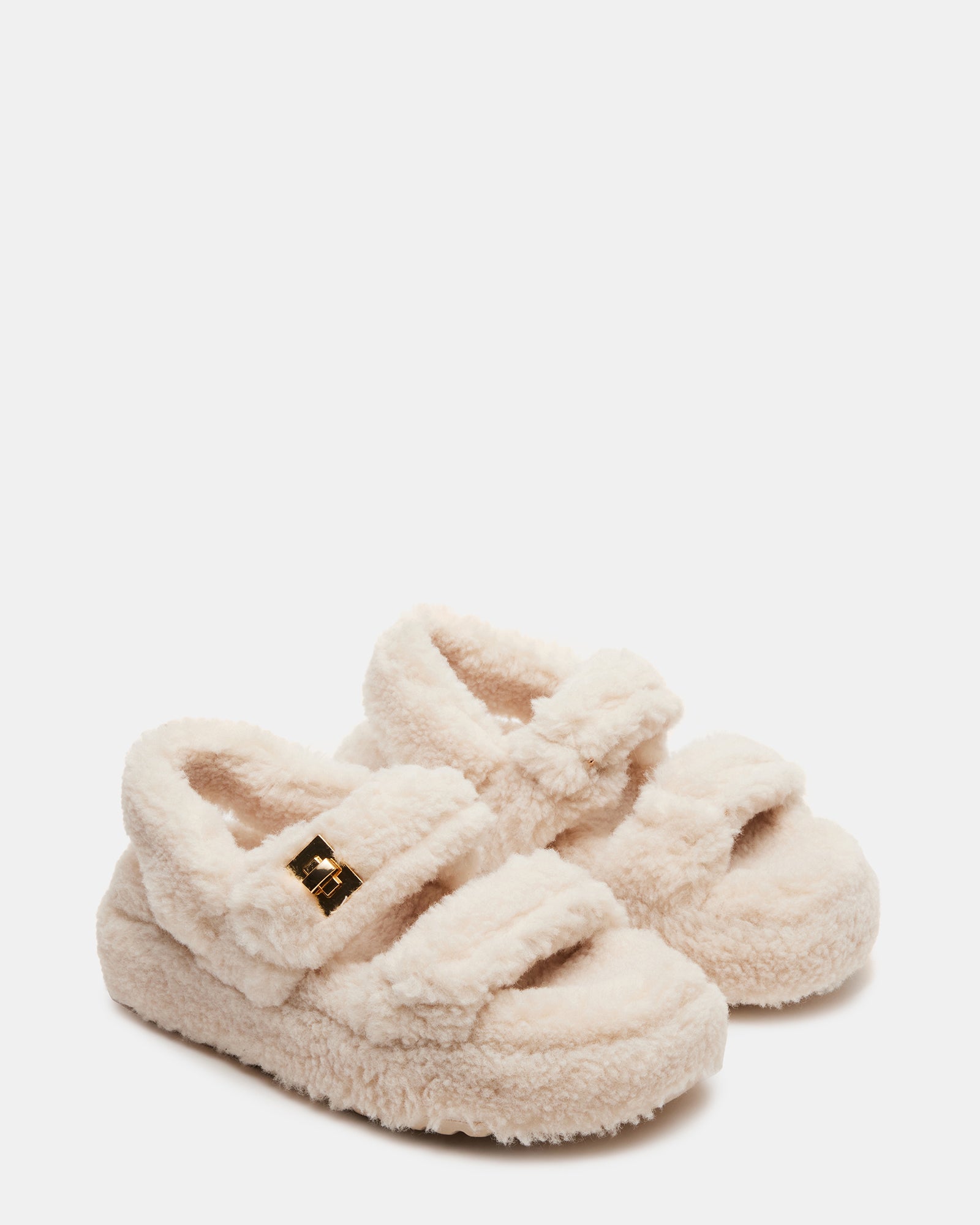 Top-down image highlighting the molded footbed and cozy interior lining