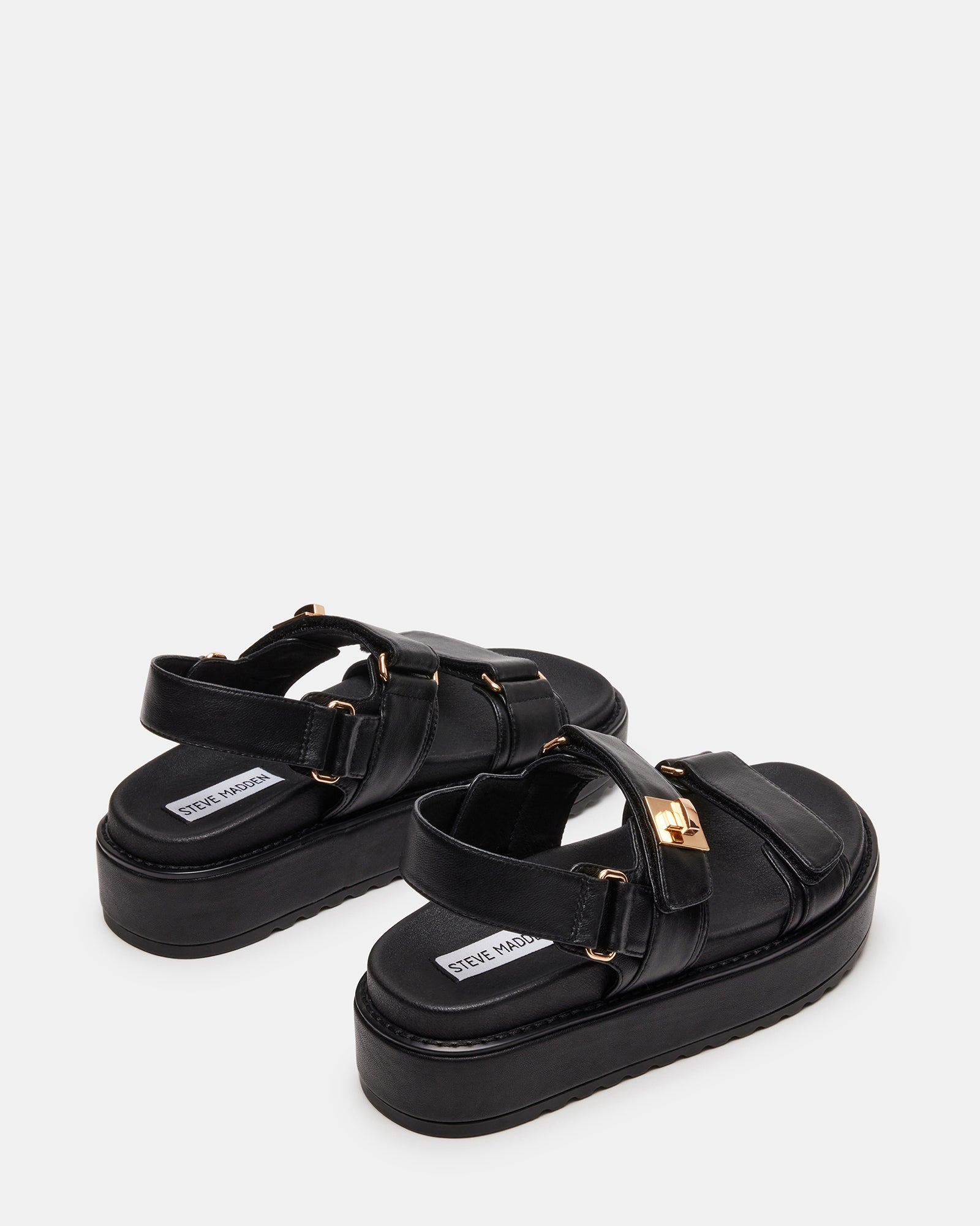 Side profile highlighting the 2-inch flatform sole design