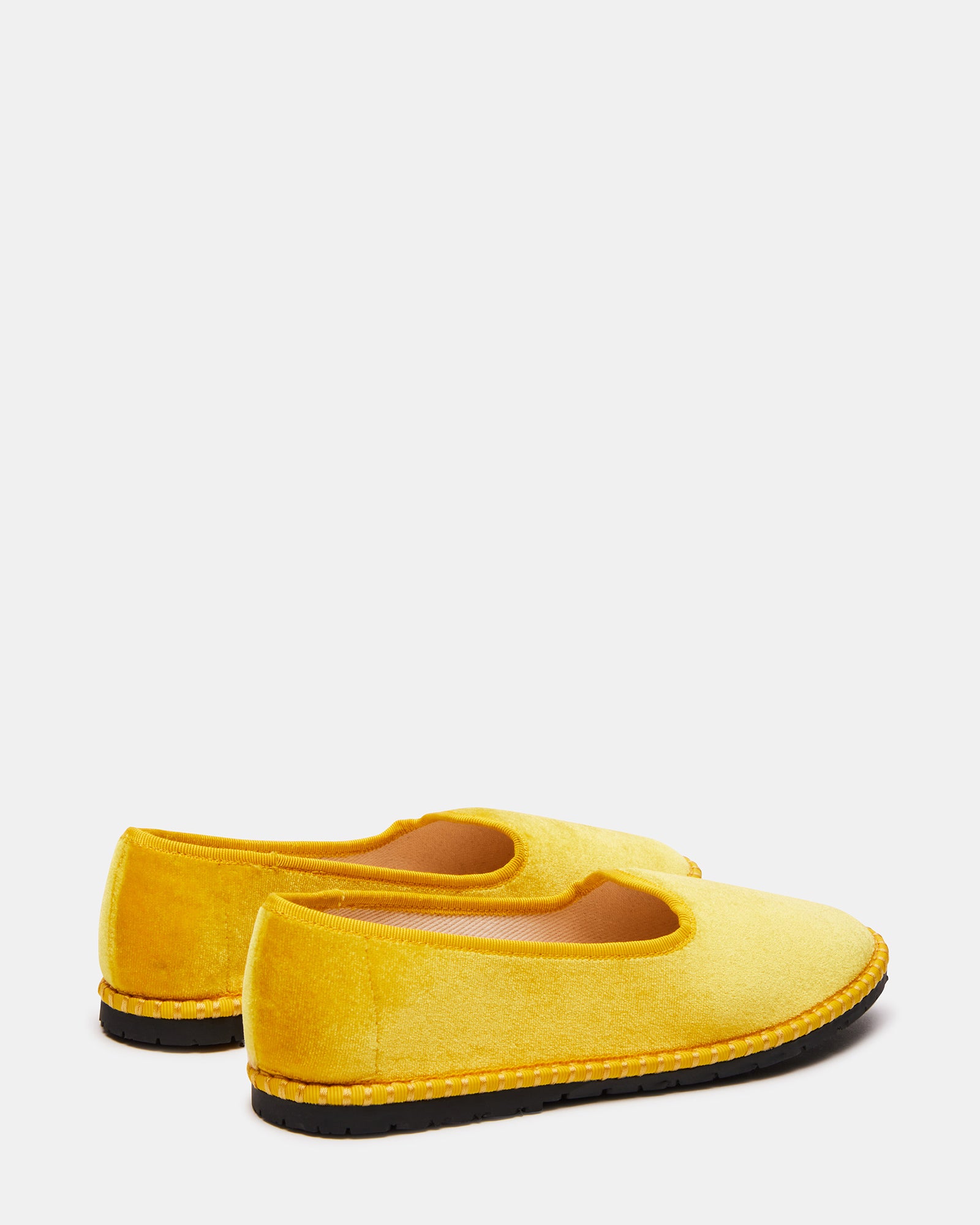 Flat slip-on loafers featuring subtle grosgrain trim for women