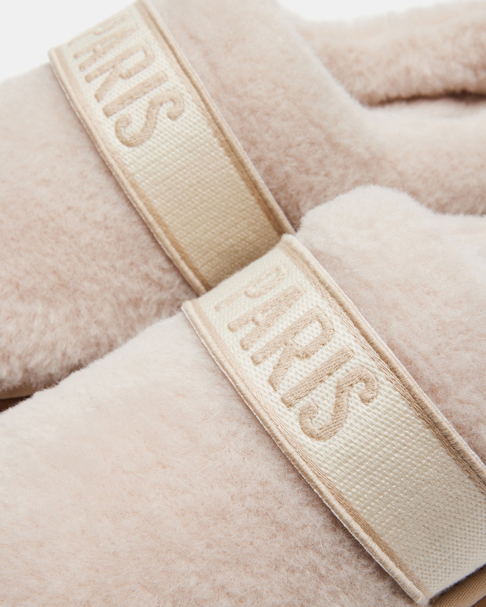 Womens slip-on shoes styled with loungewear for a relaxed look