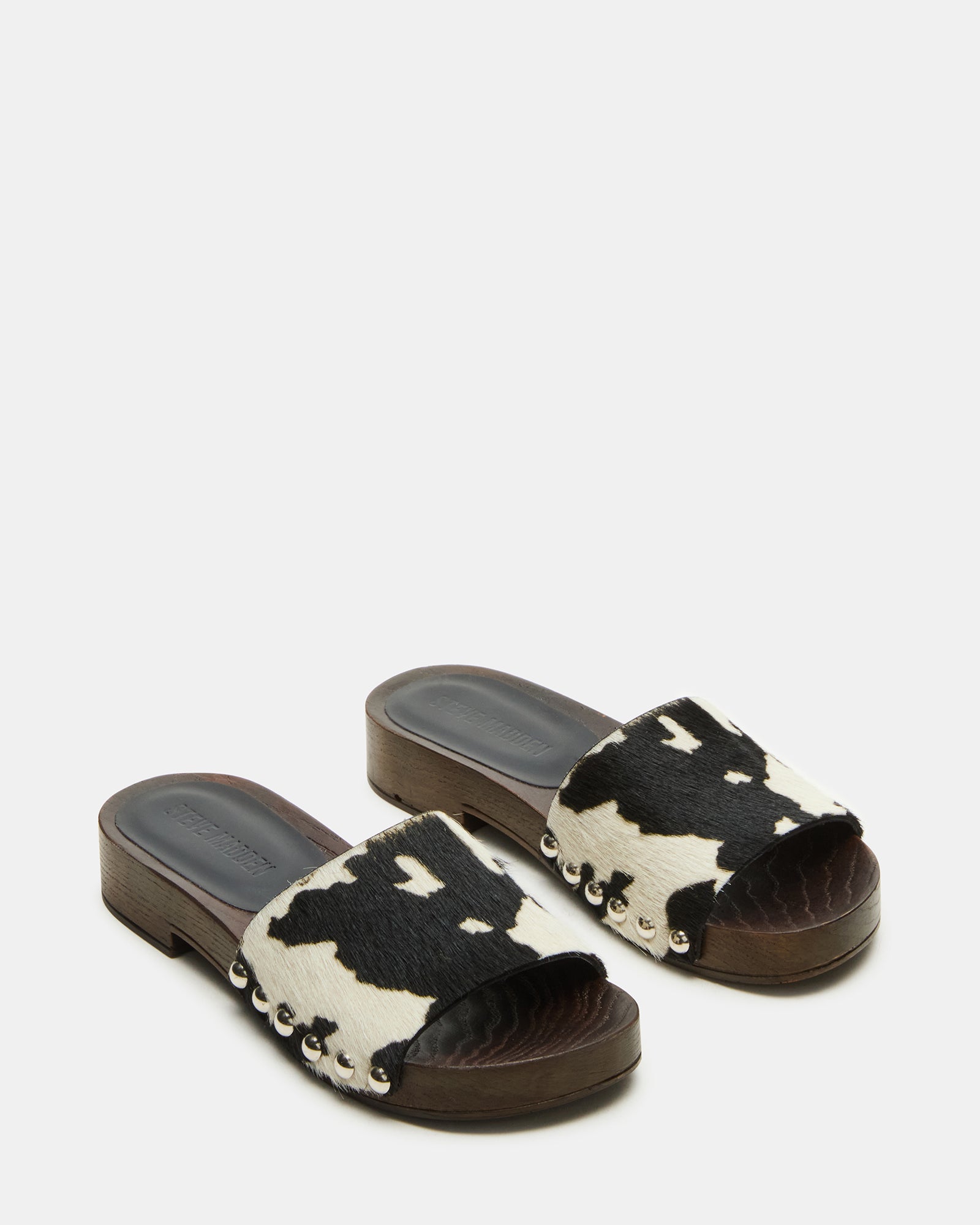 Side view of chic slide sandals perfect for casual outings