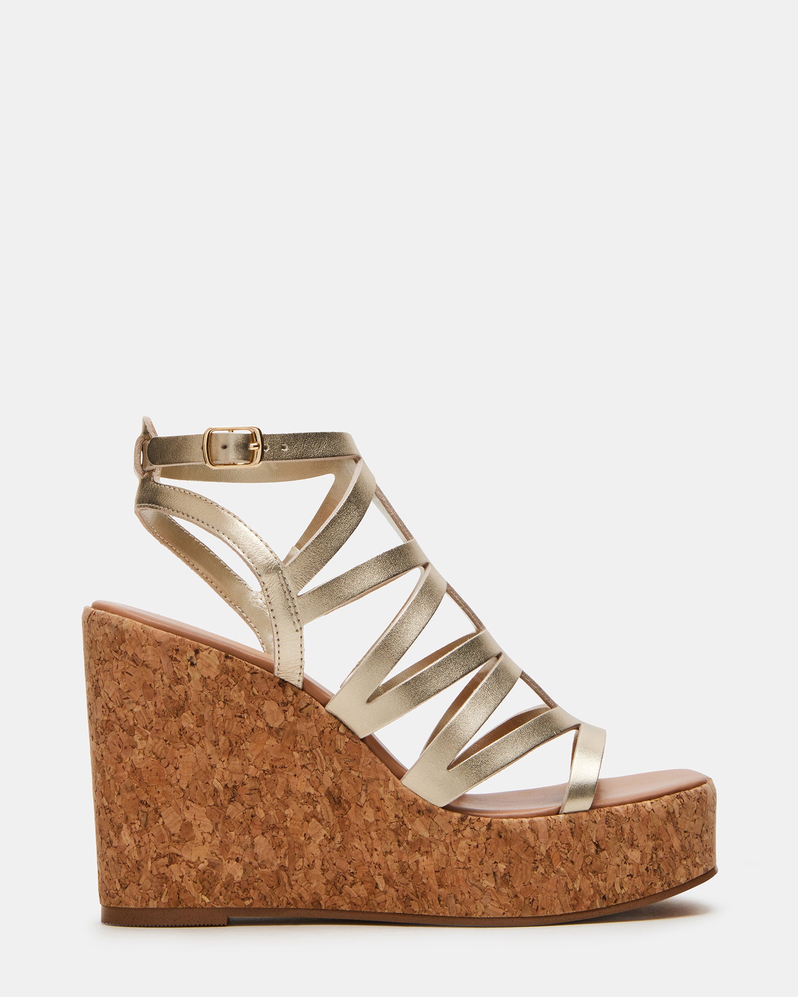 Chic black platform sandals with a stylish wedge heel.
