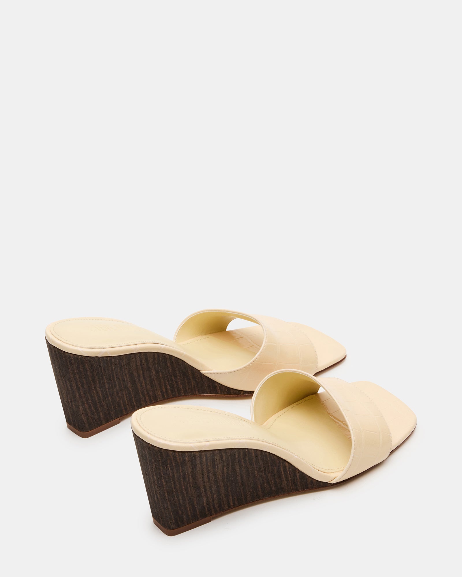 Close-up of square toe ballerina shoes, showcasing elegant design and comfort.