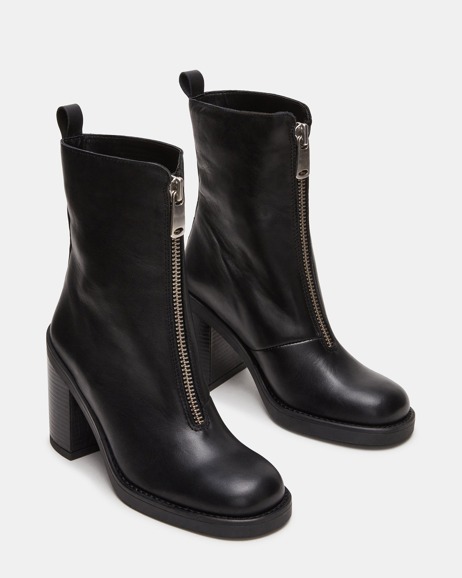 Declan ankle boots styled with skinny jeans, photographed on Boston cobblestone streets